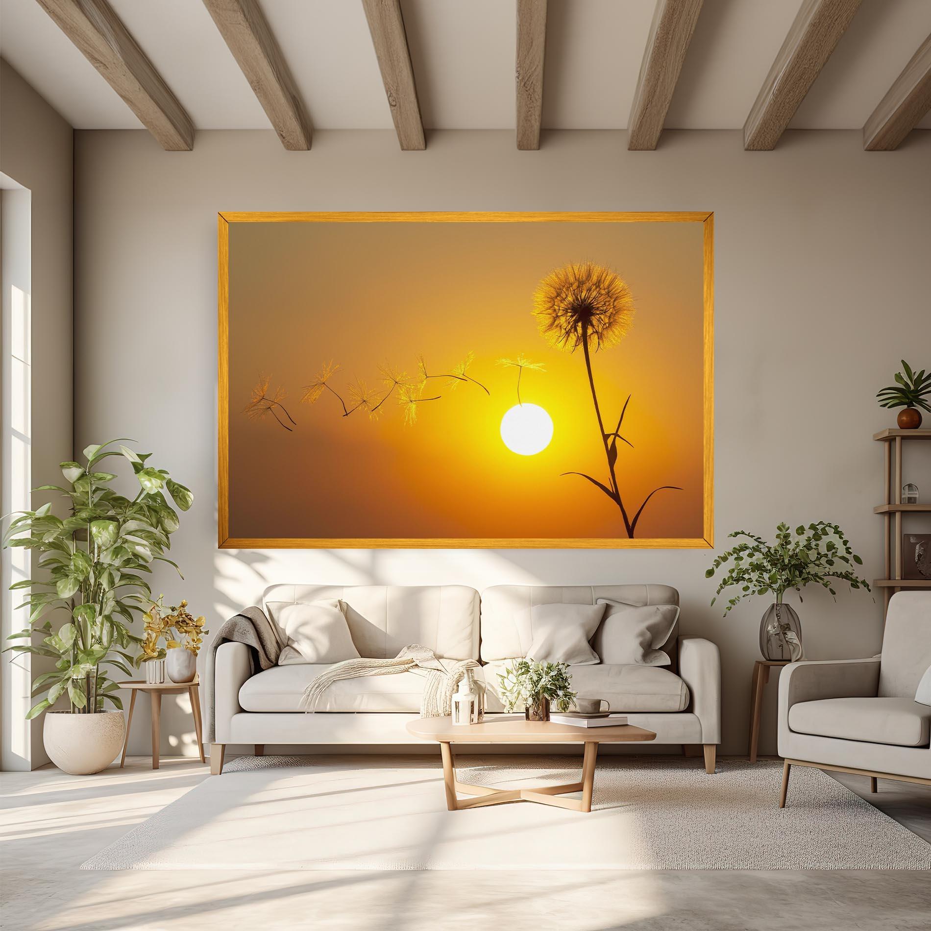 Vászonkép Summer Dandelion mockup 6
