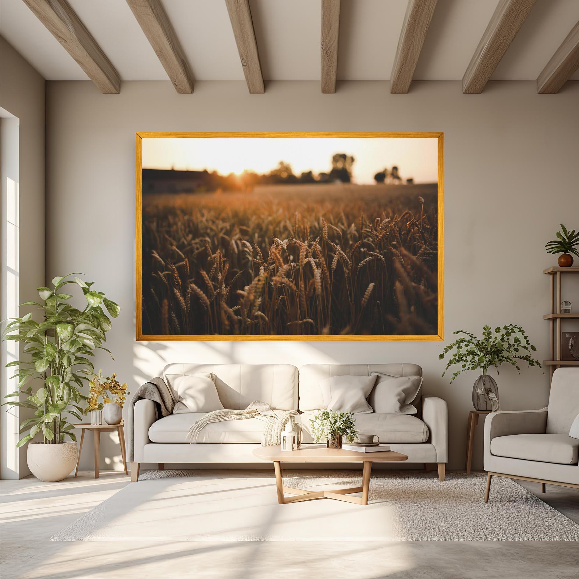 Vászonkép Summer Field mockup 6