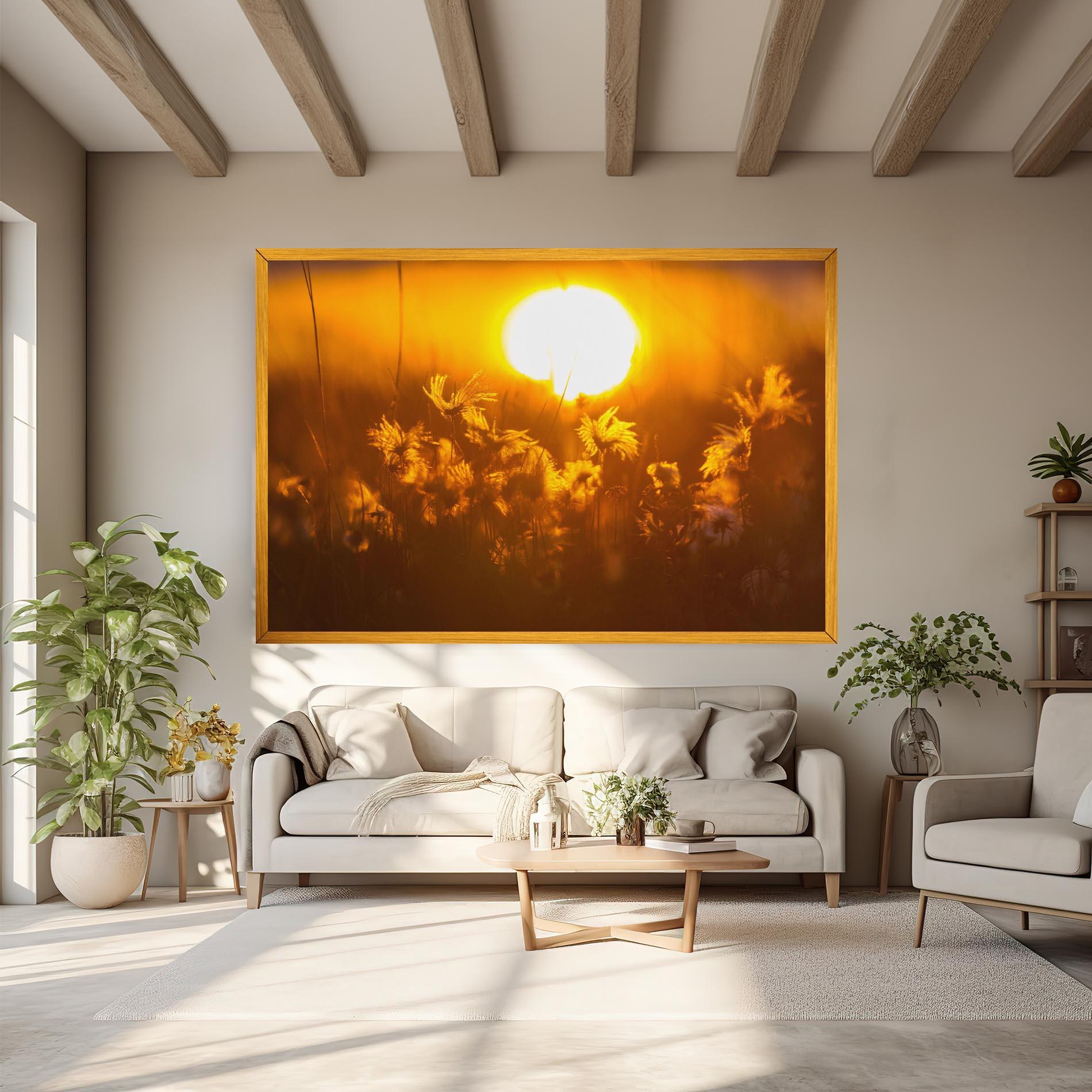 Vászonkép Wildflowers mockup 6