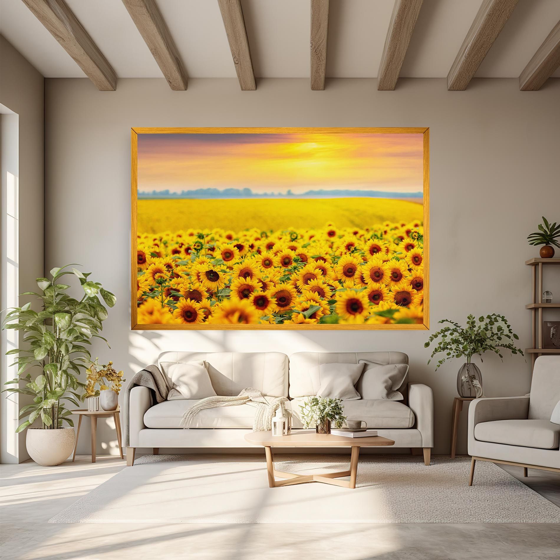 Yellow Sunflowers mockup 6