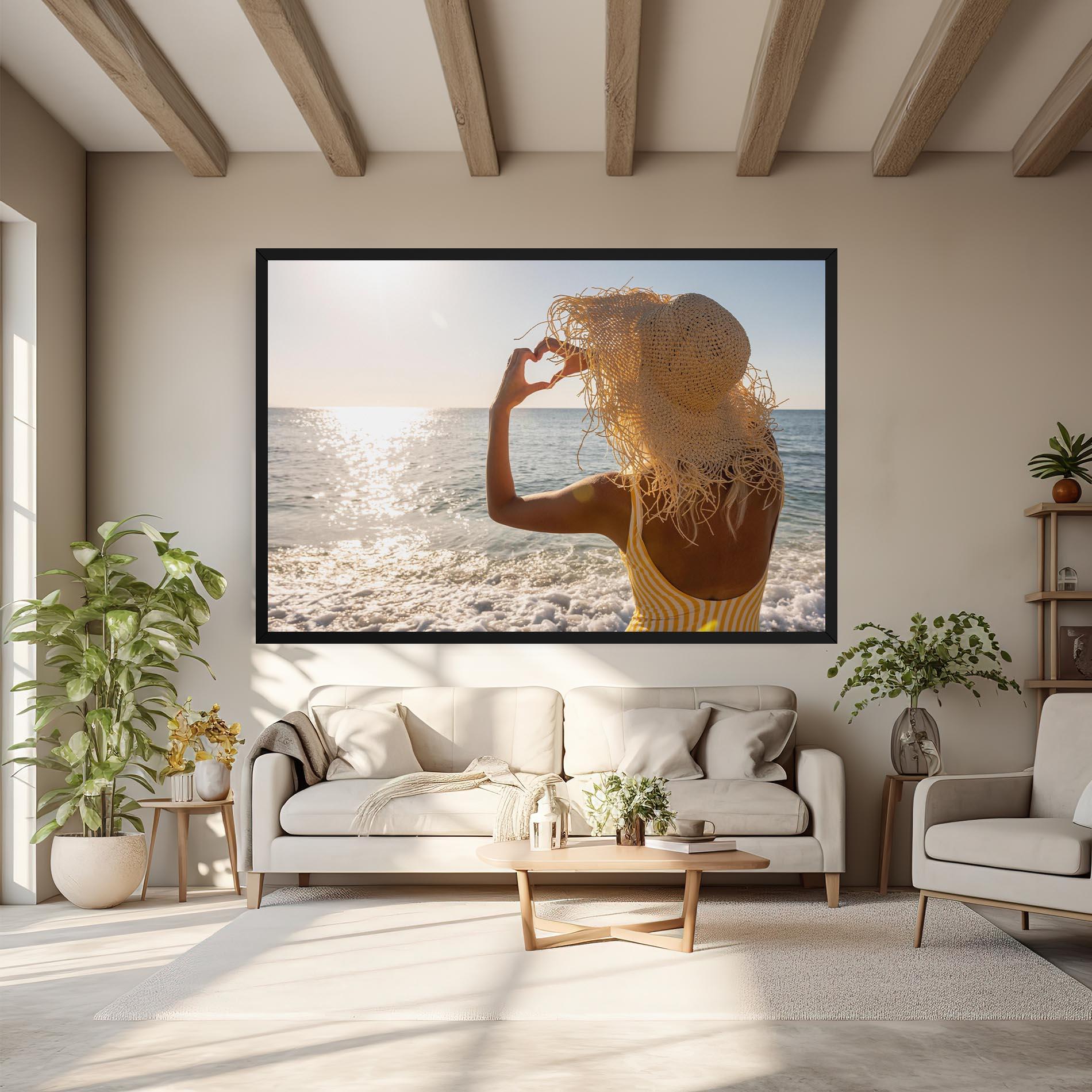 Vászonkép Heart Symbol mockup 6