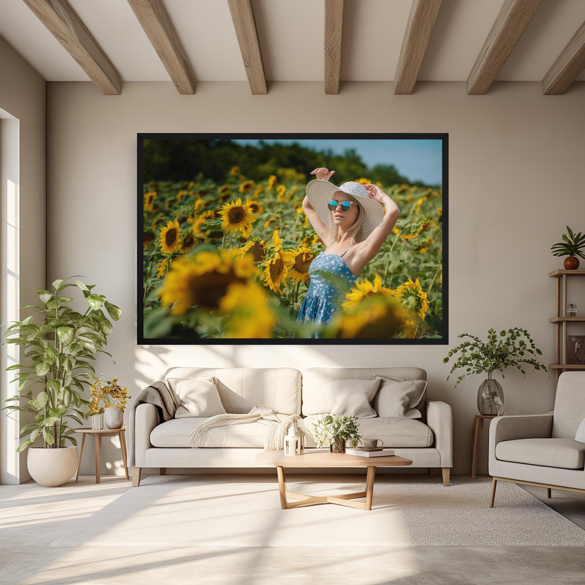 Vászonkép Model Posing mockup 6