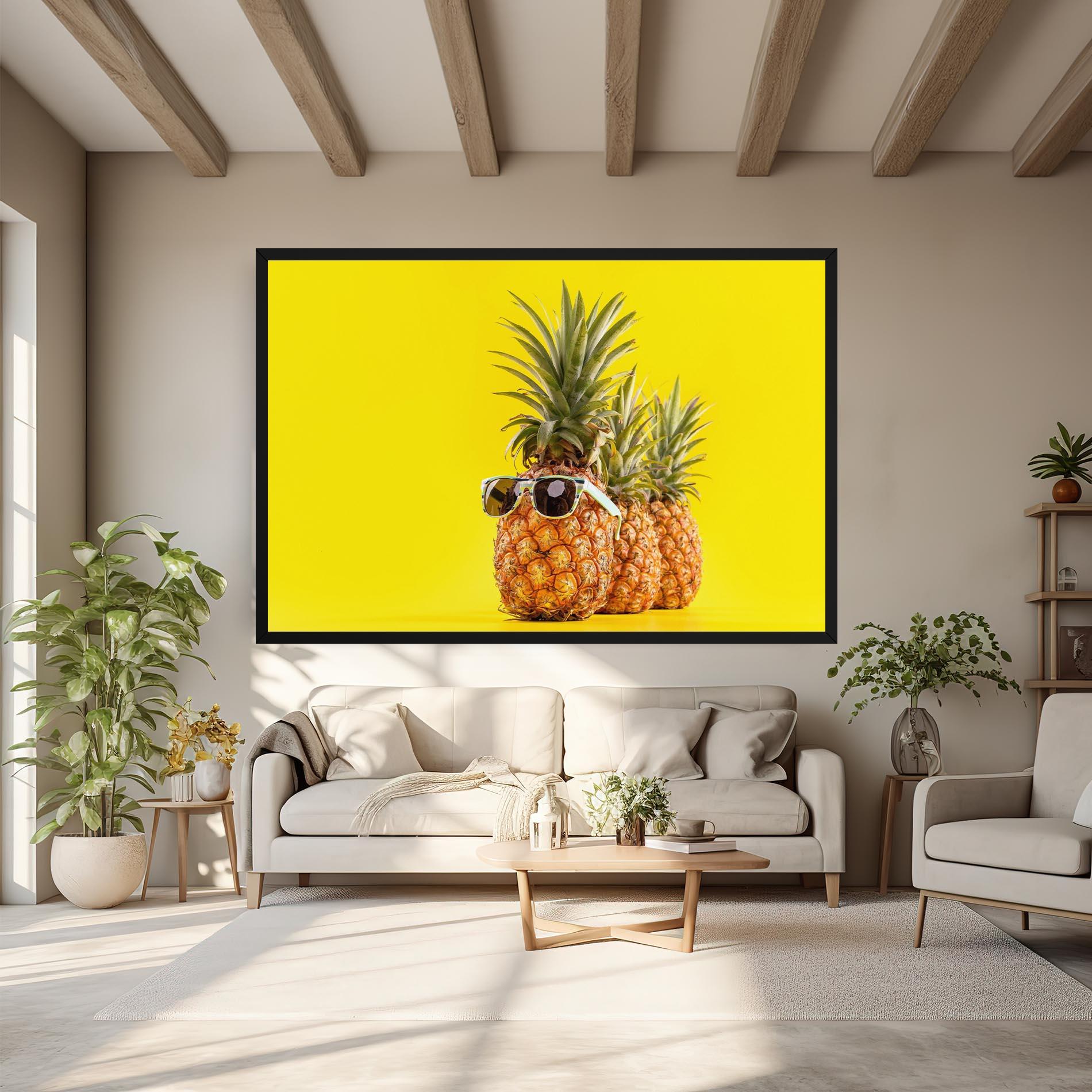 Vászonkép Pineapple Looking Up mockup 6
