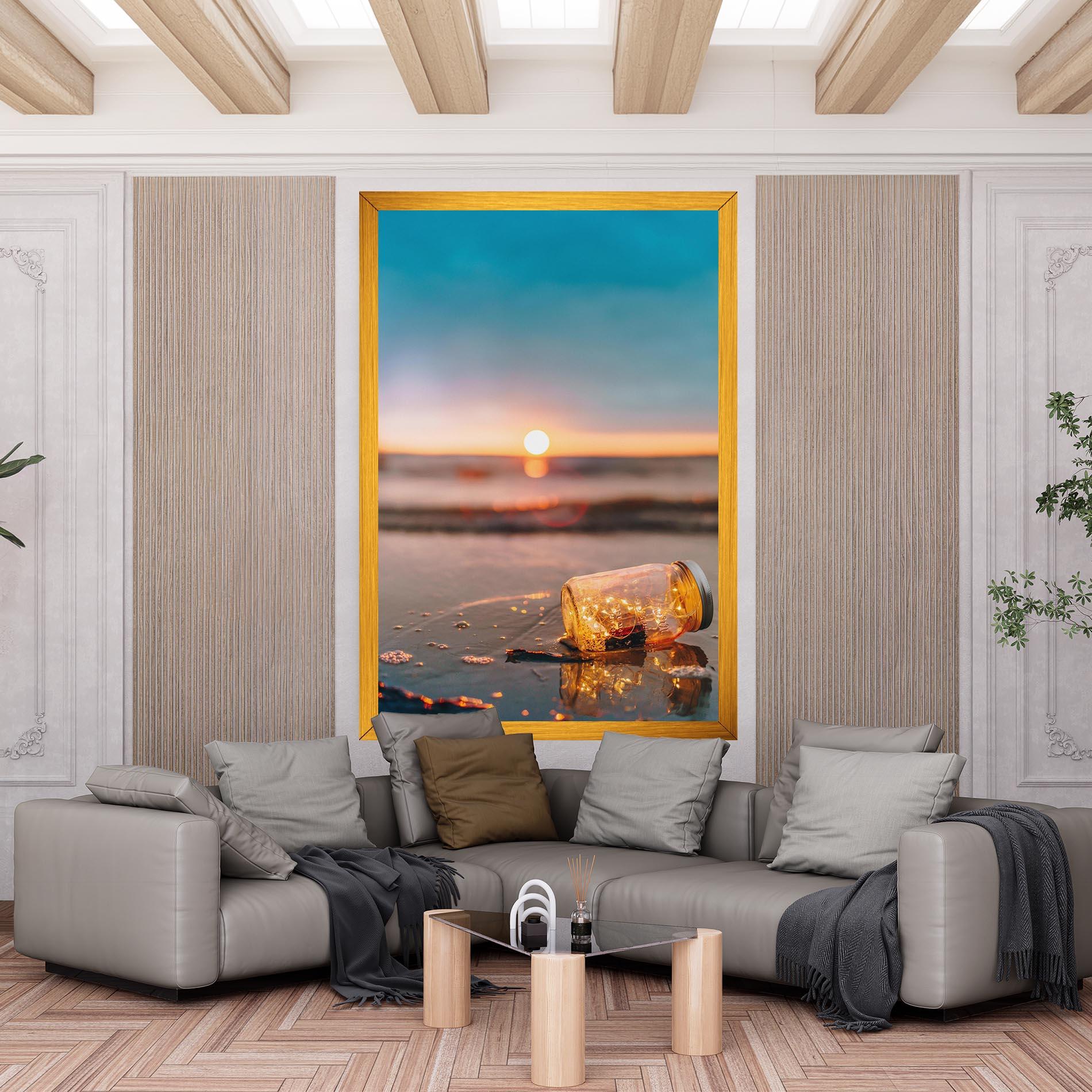 Vászonkép Jar With Lights mockup 6