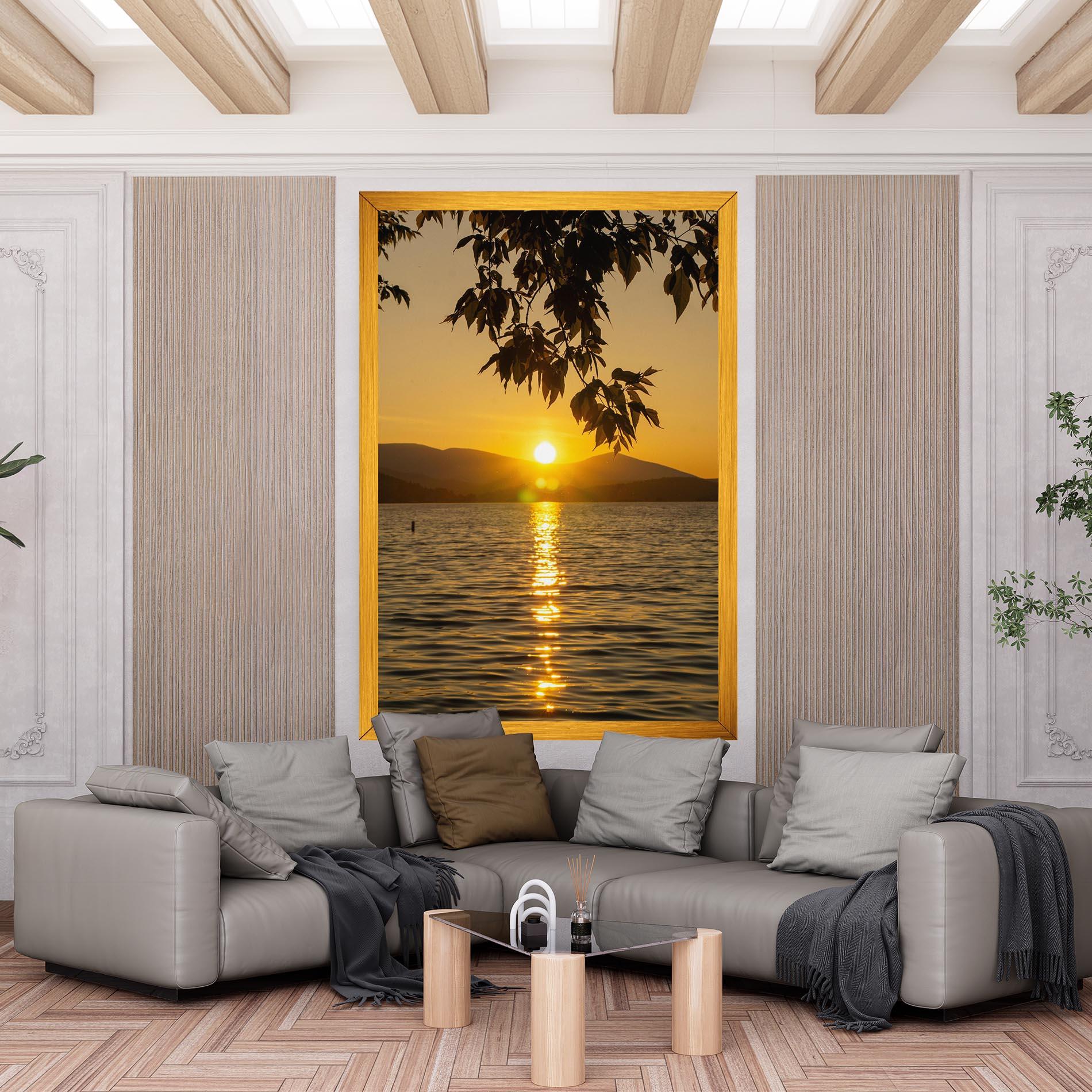 Vászonkép Yellow Sunrise mockup 6