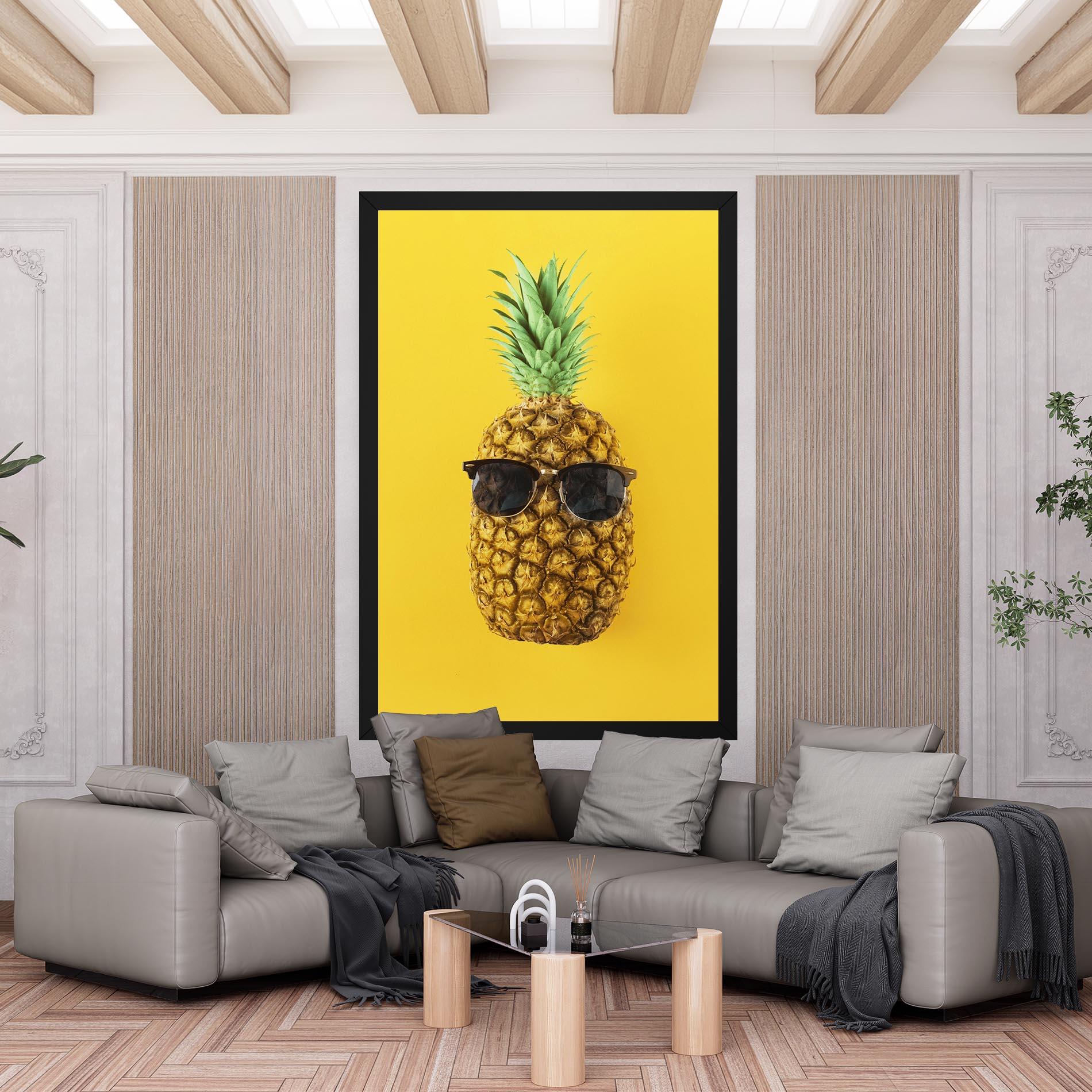 Vászonkép Fresh Pineapple mockup 6
