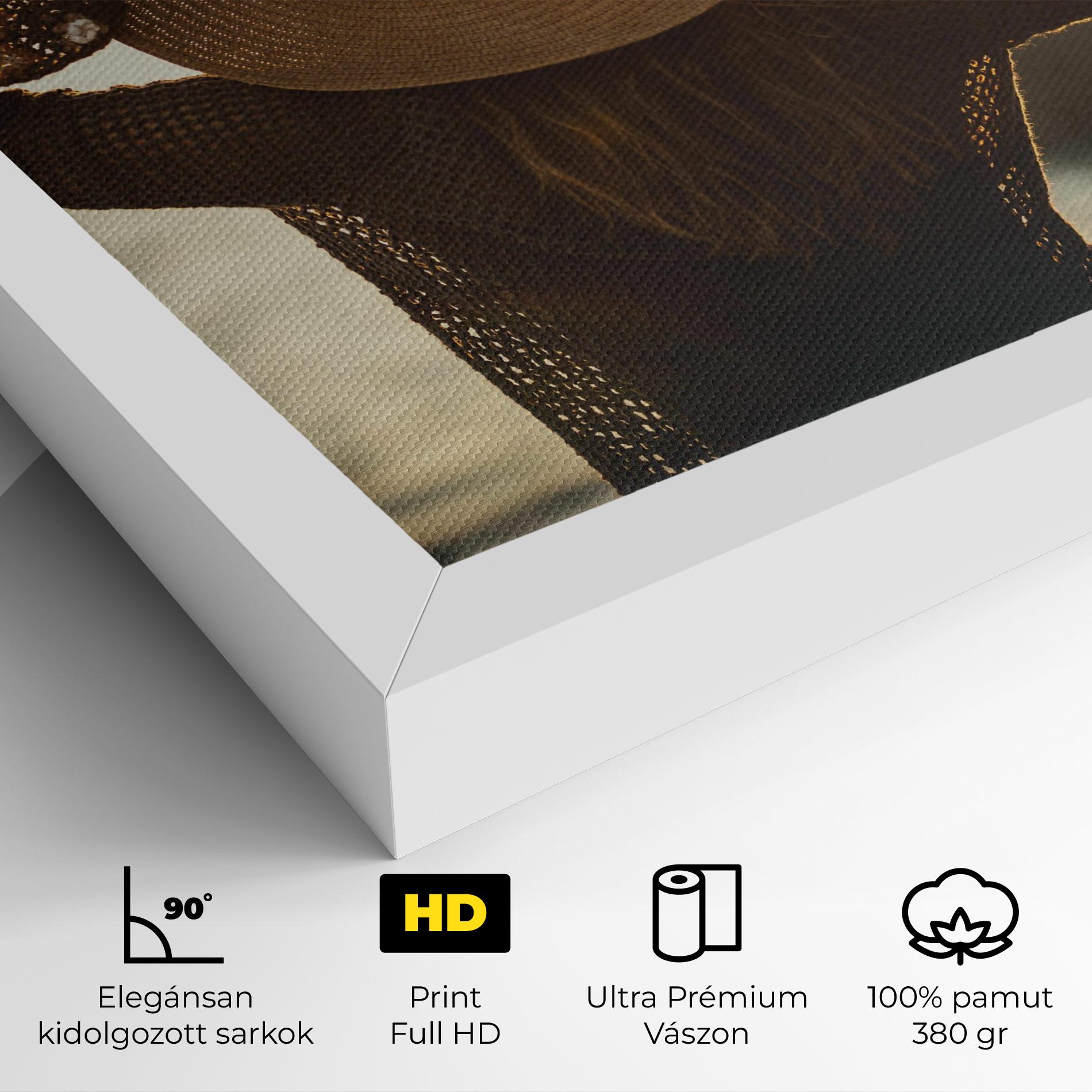 Vászonkép Enjoying Sunset mockup 4