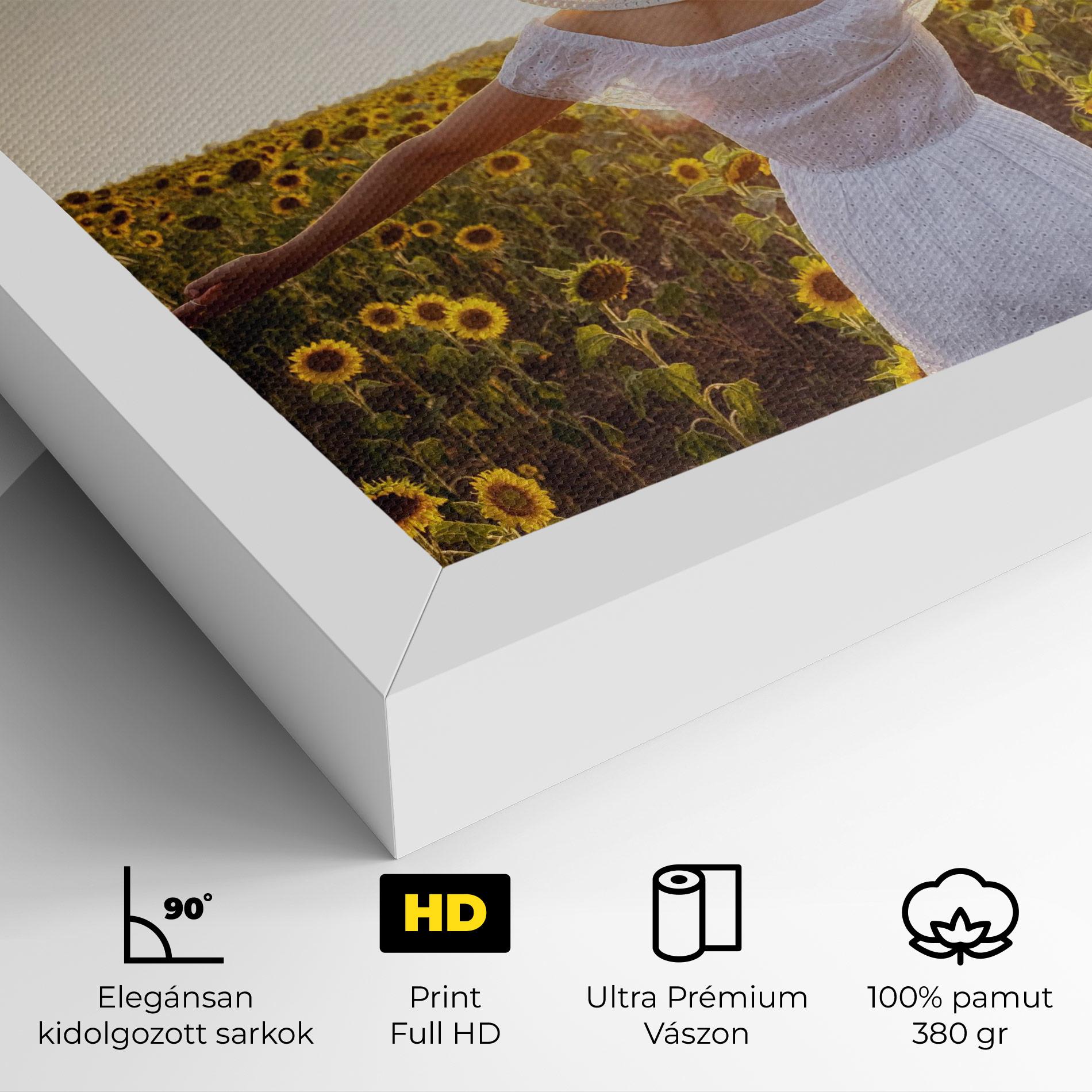 Vászonkép Girl In Nature mockup 4