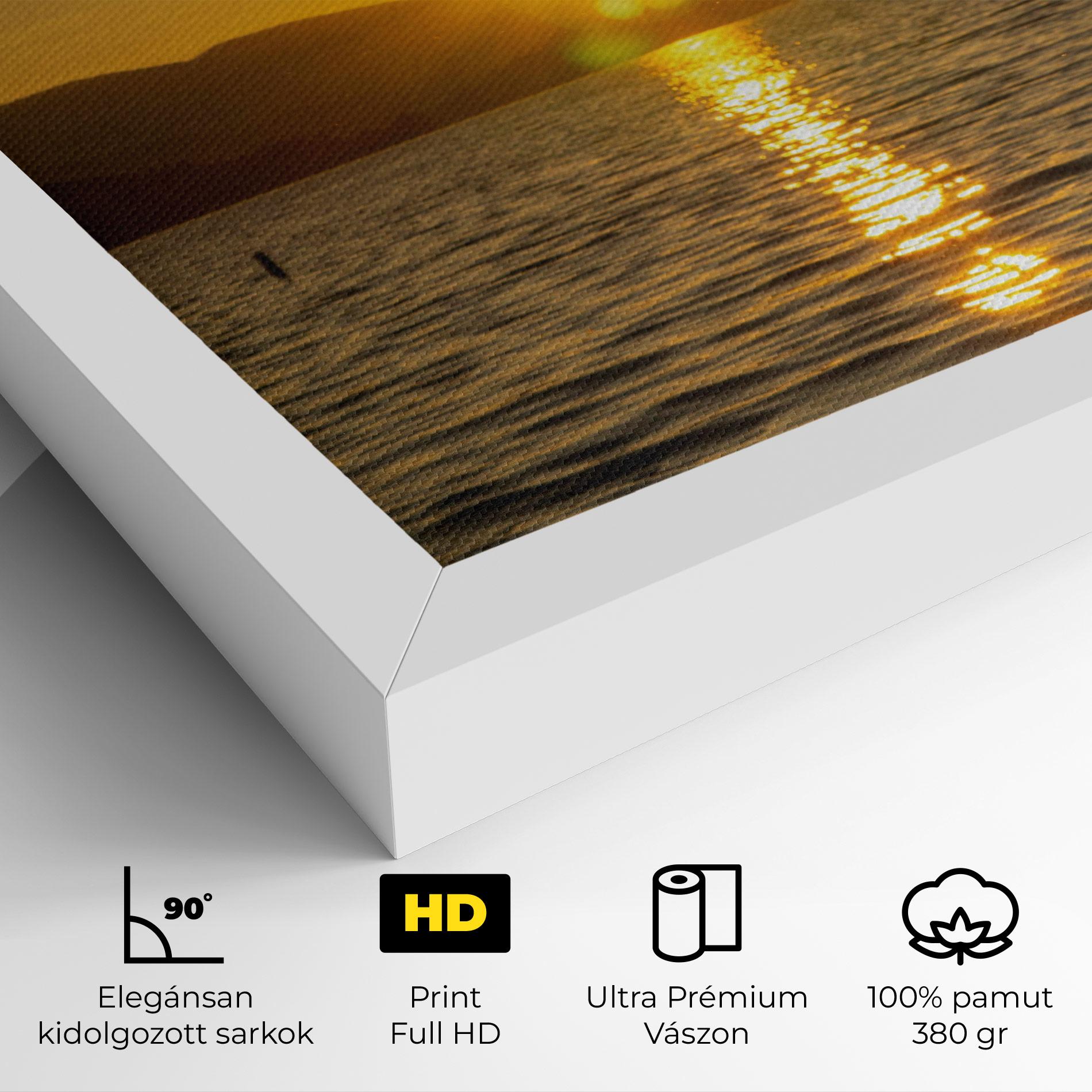 Vászonkép Yellow Sunrise mockup 4
