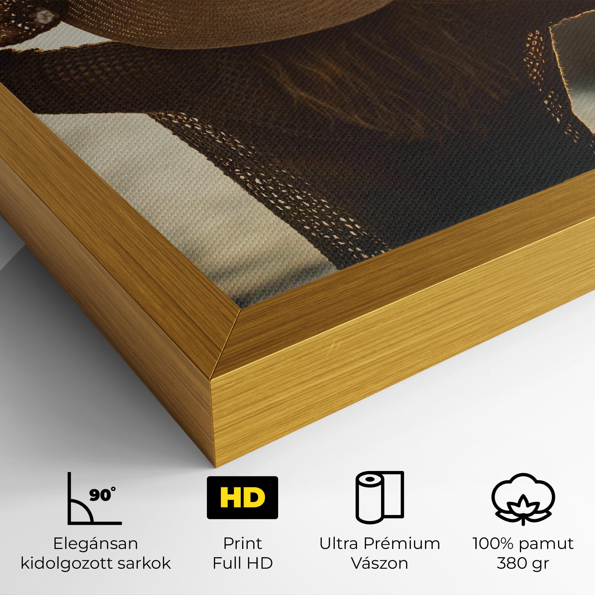 Vászonkép Enjoying Sunset mockup 4