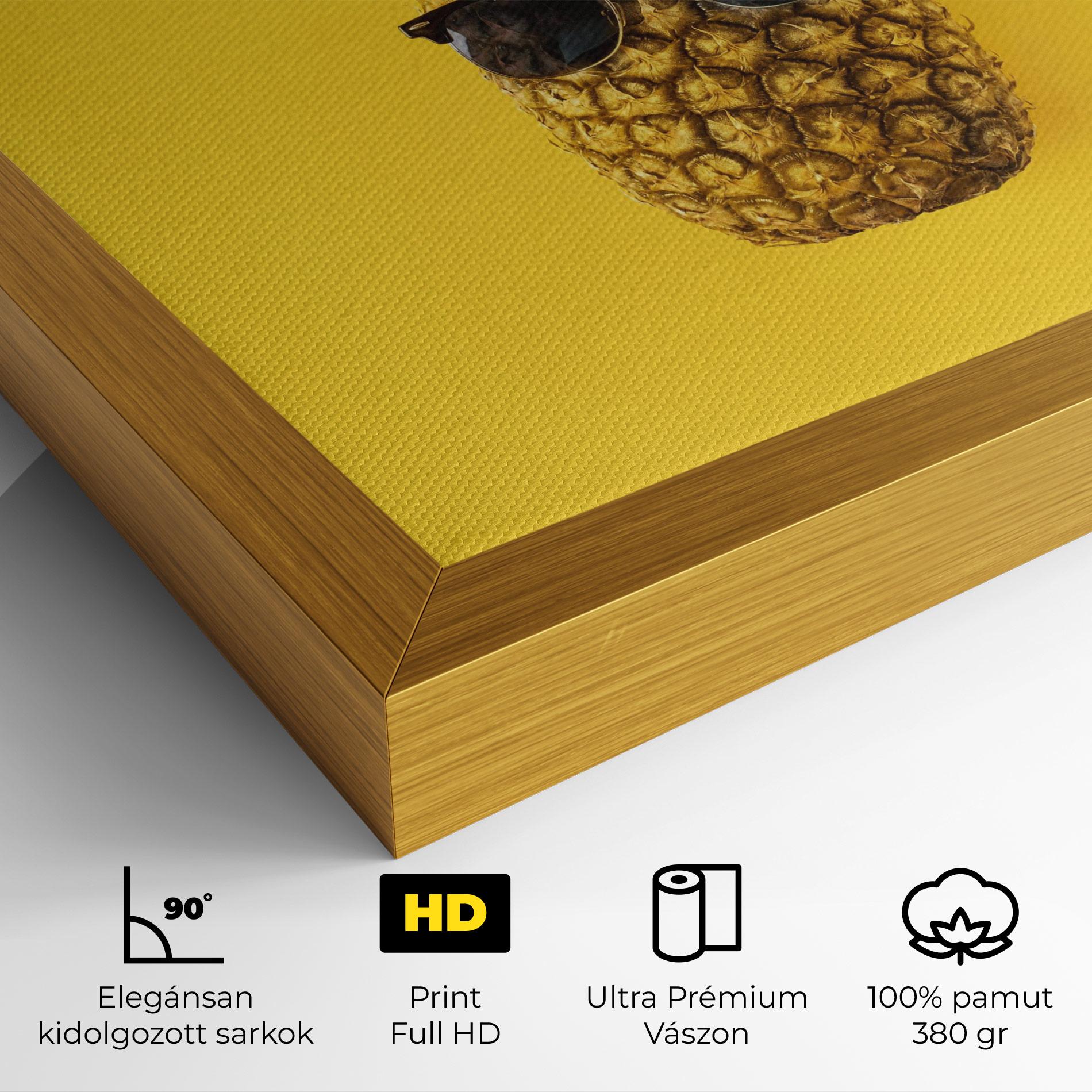 Vászonkép Fresh Pineapple mockup 4