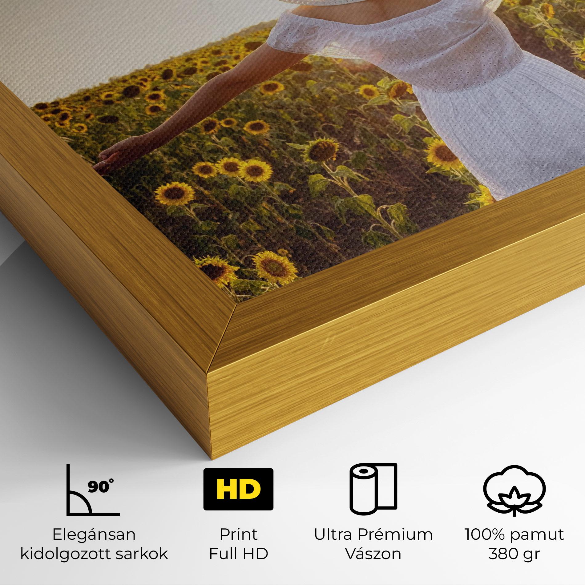 Vászonkép Girl In Nature mockup 4