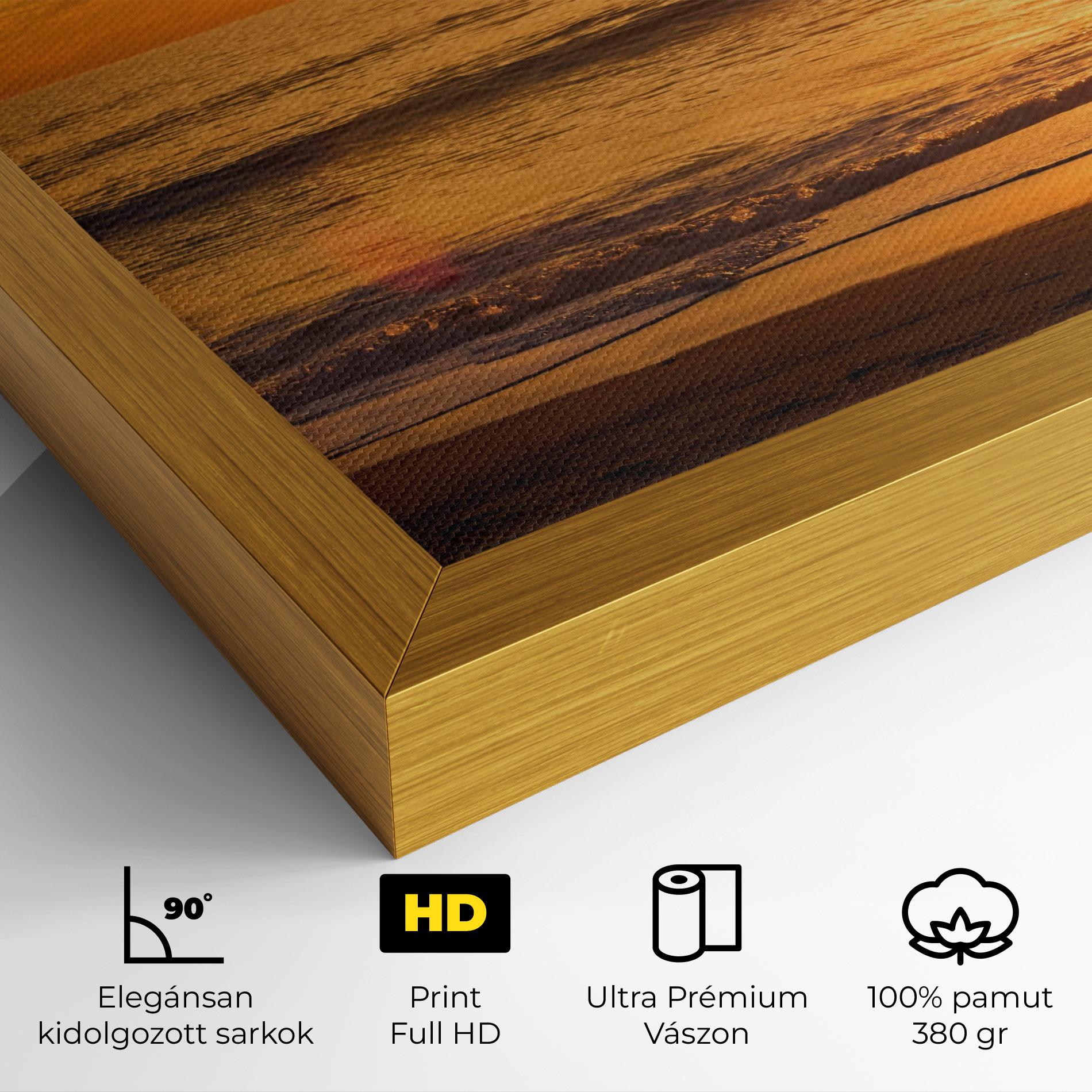 Vászonkép Sunset Ocean Coast mockup 4