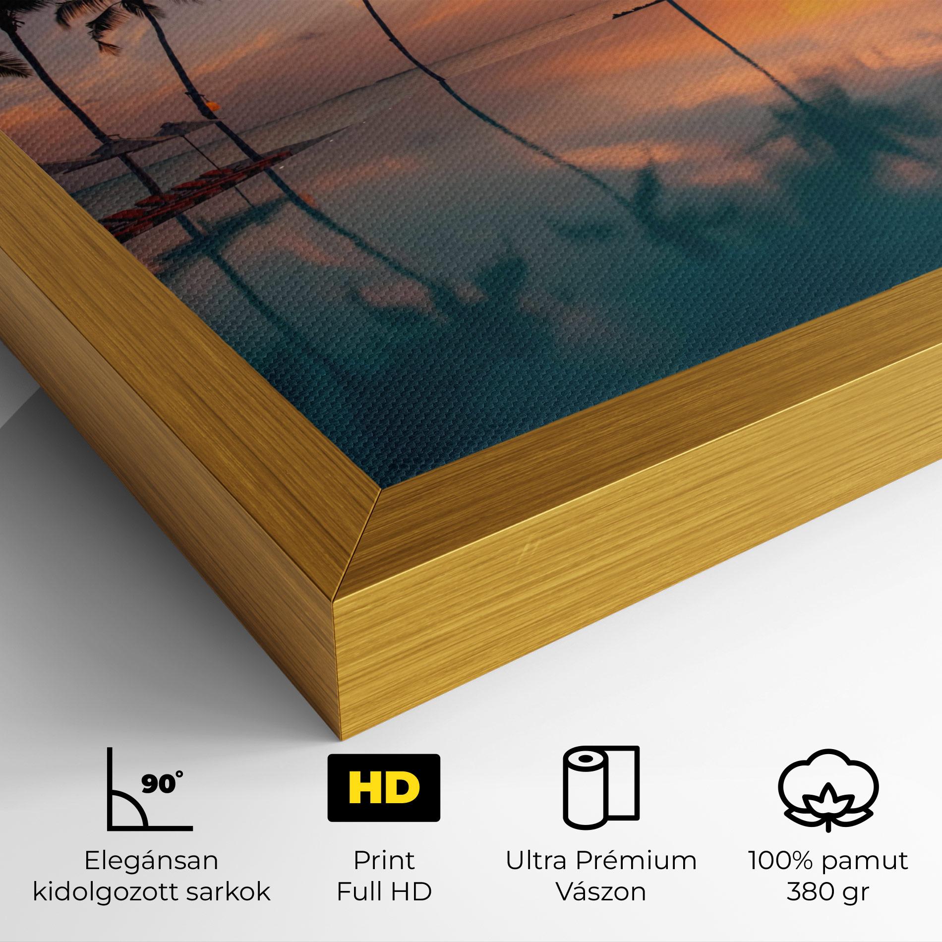 Vászonkép Tropical Beach mockup 4