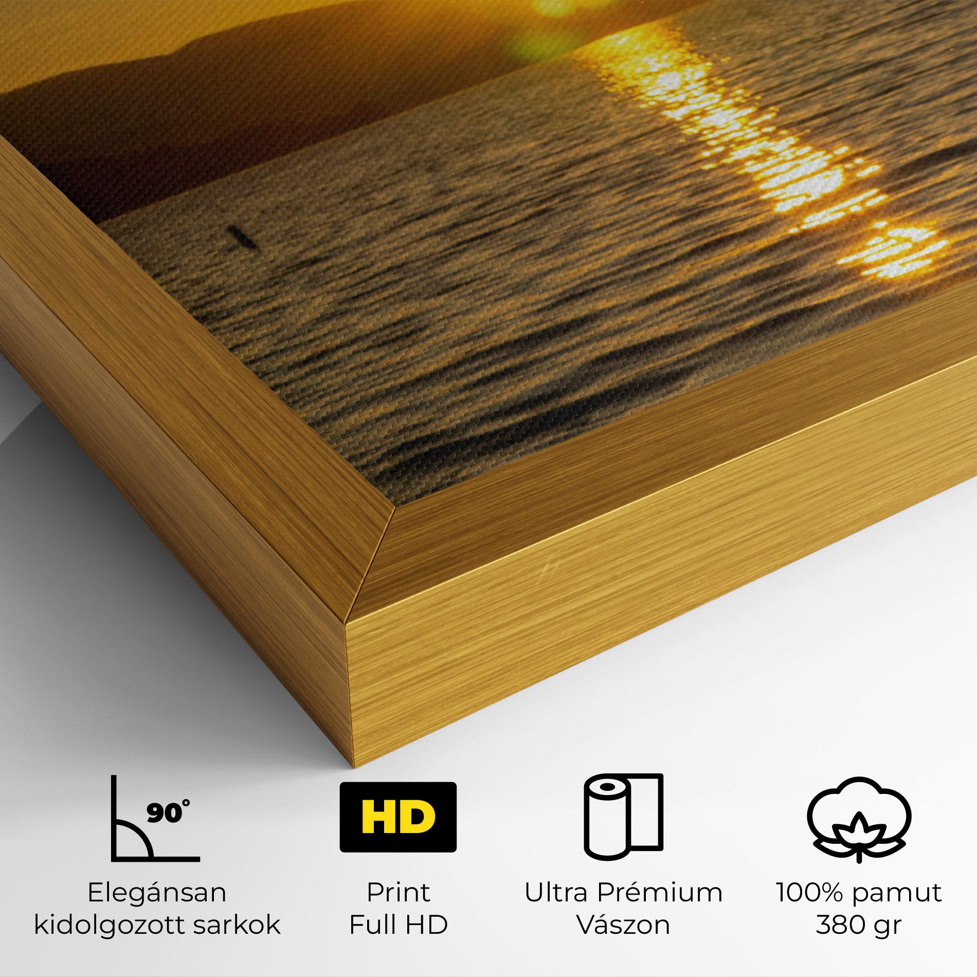 Vászonkép Yellow Sunrise mockup 4