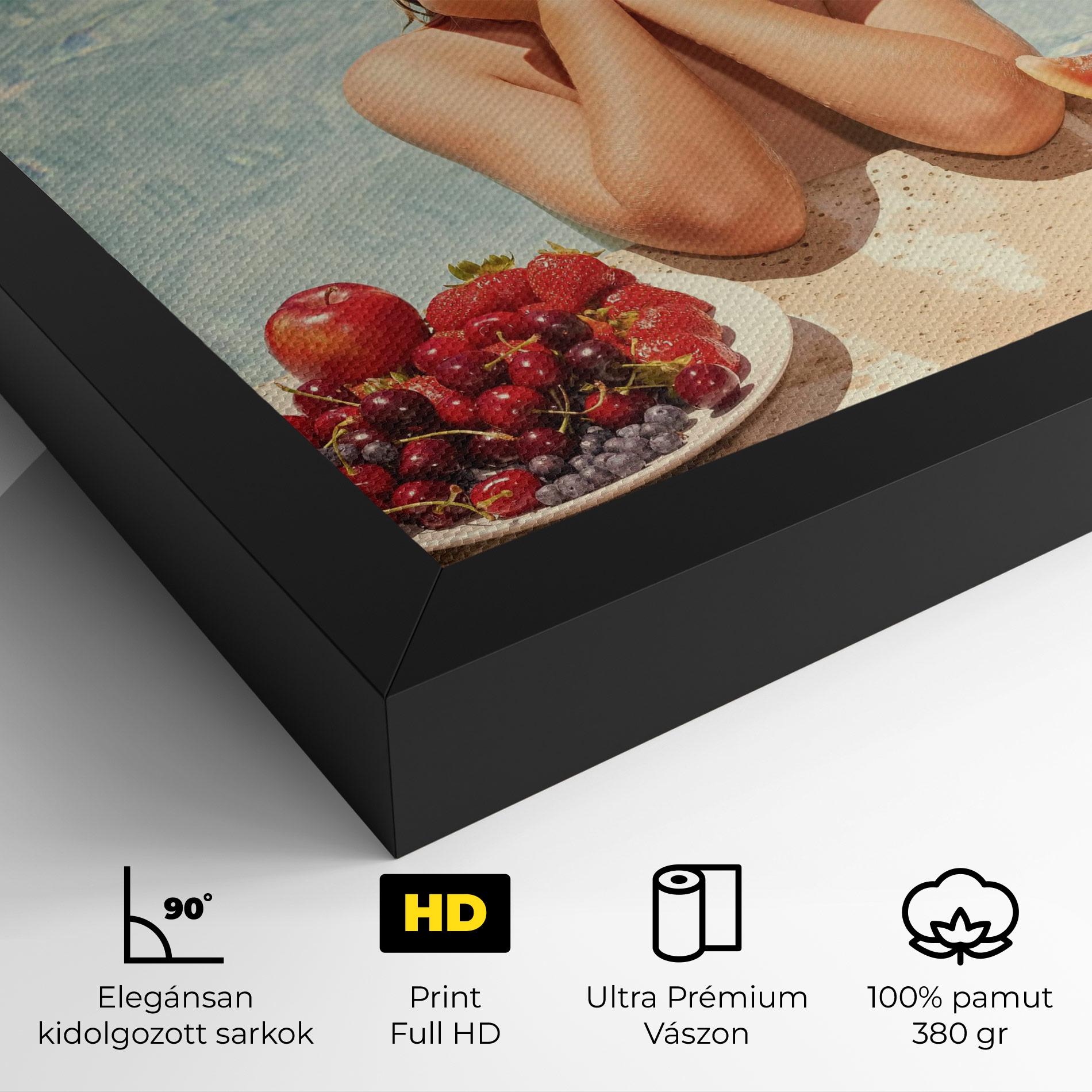 Vászonkép Child Swimming mockup 4