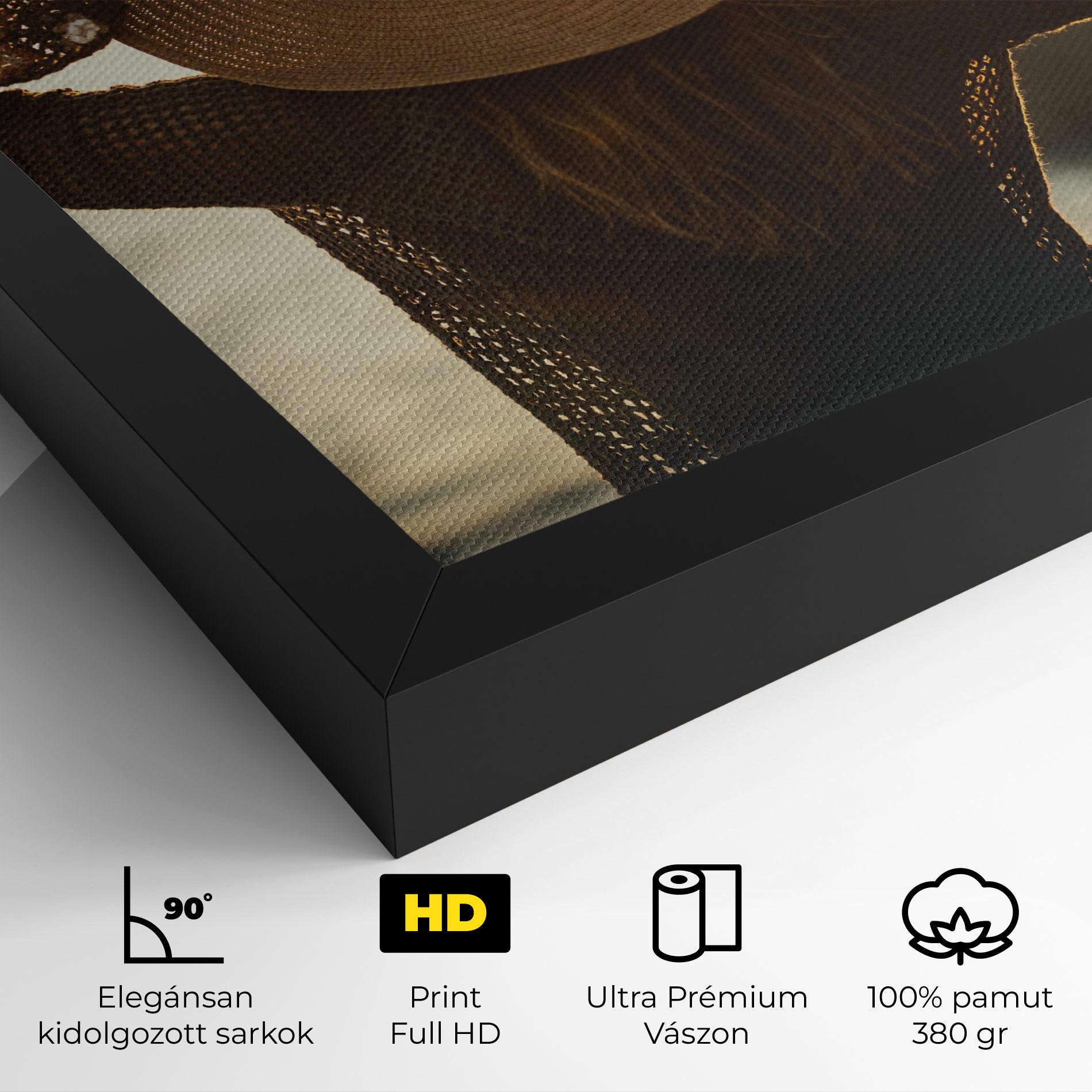 Vászonkép Enjoying Sunset mockup 4