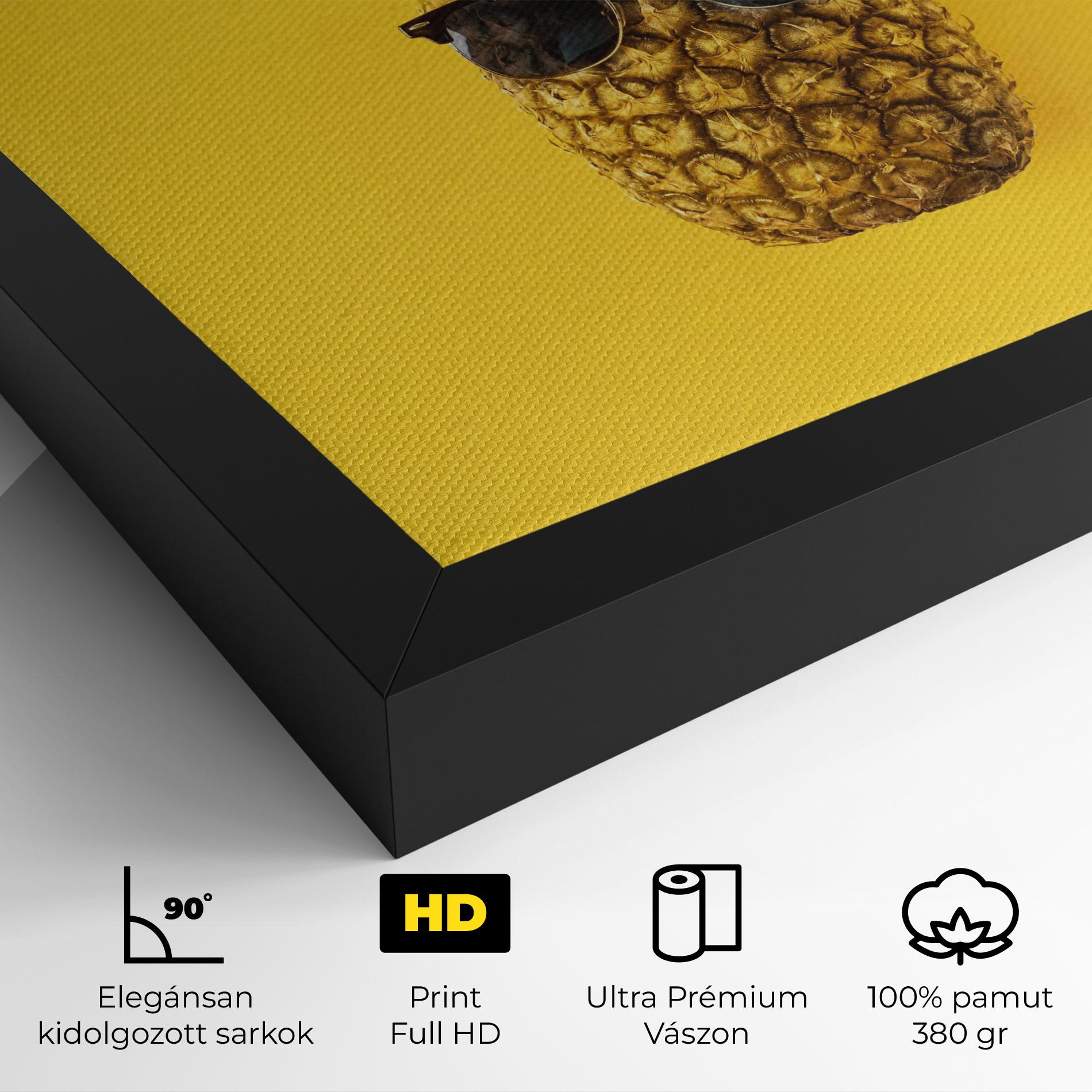 Vászonkép Fresh Pineapple mockup 4