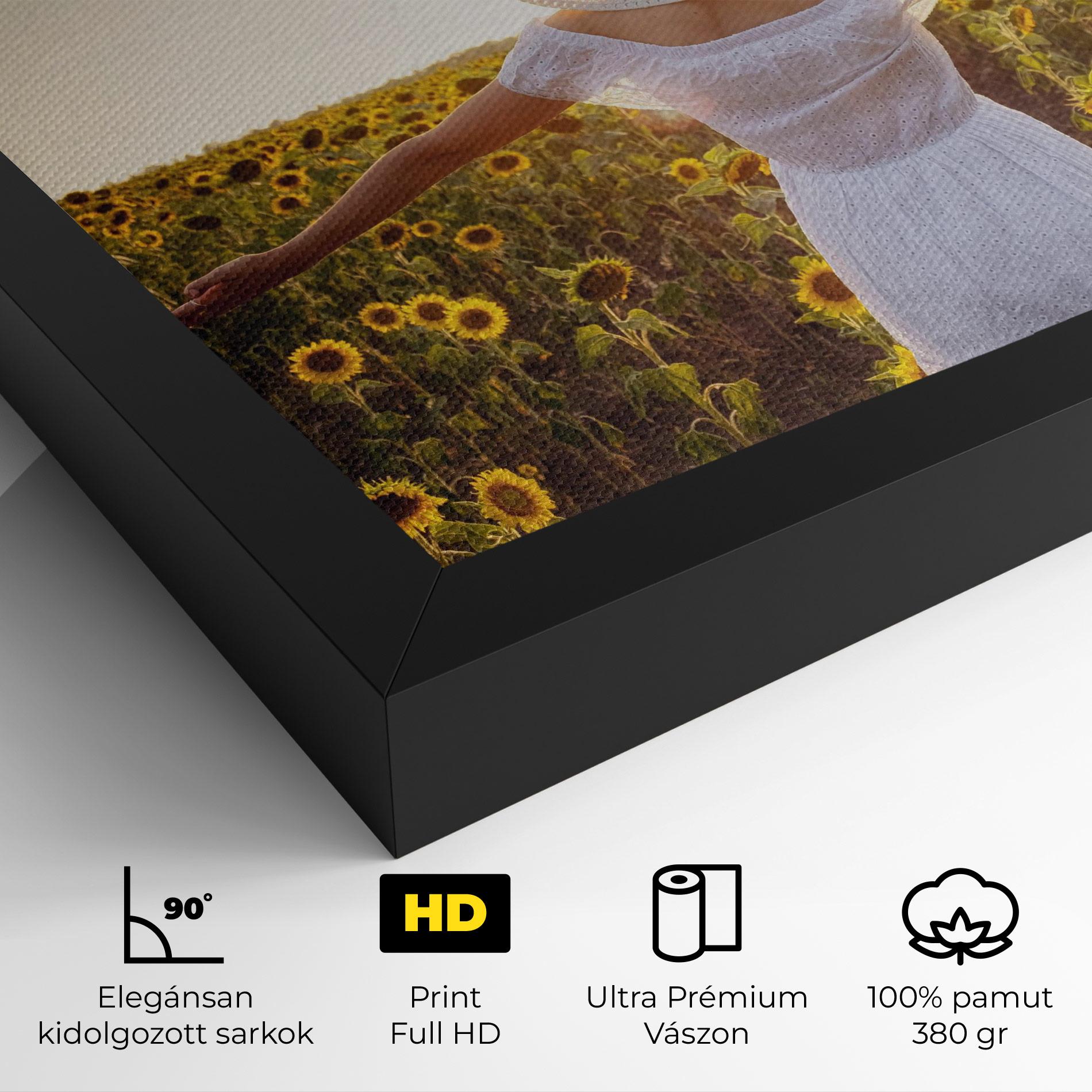 Vászonkép Girl In Nature mockup 4