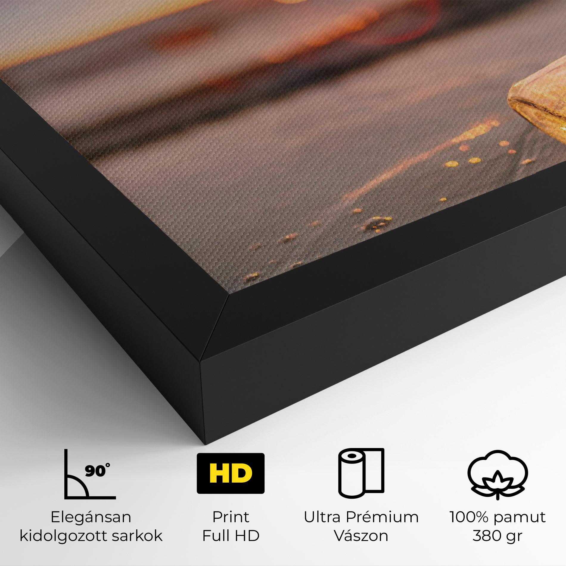 Vászonkép Jar With Lights mockup 4