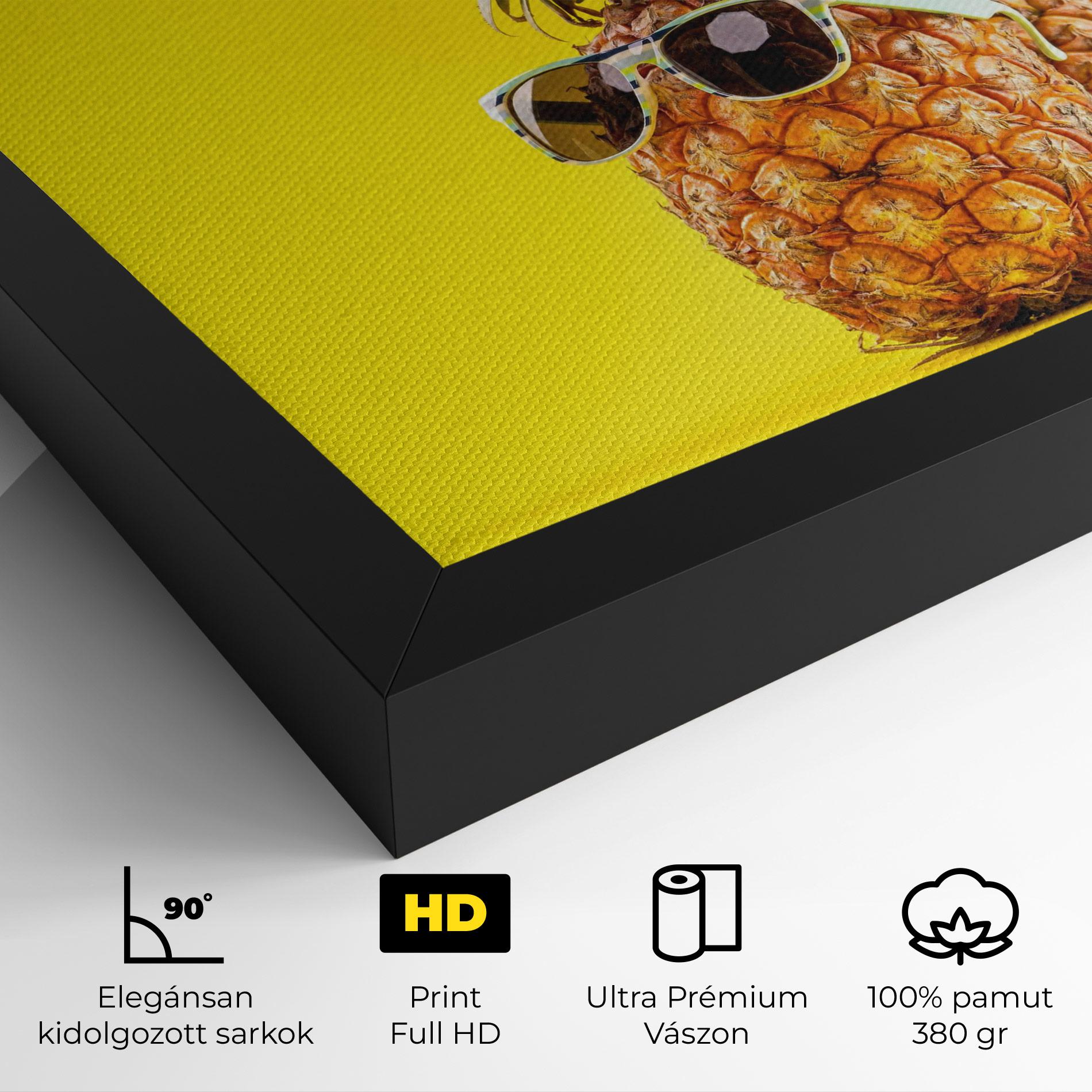 Vászonkép Pineapple Looking Up mockup 4