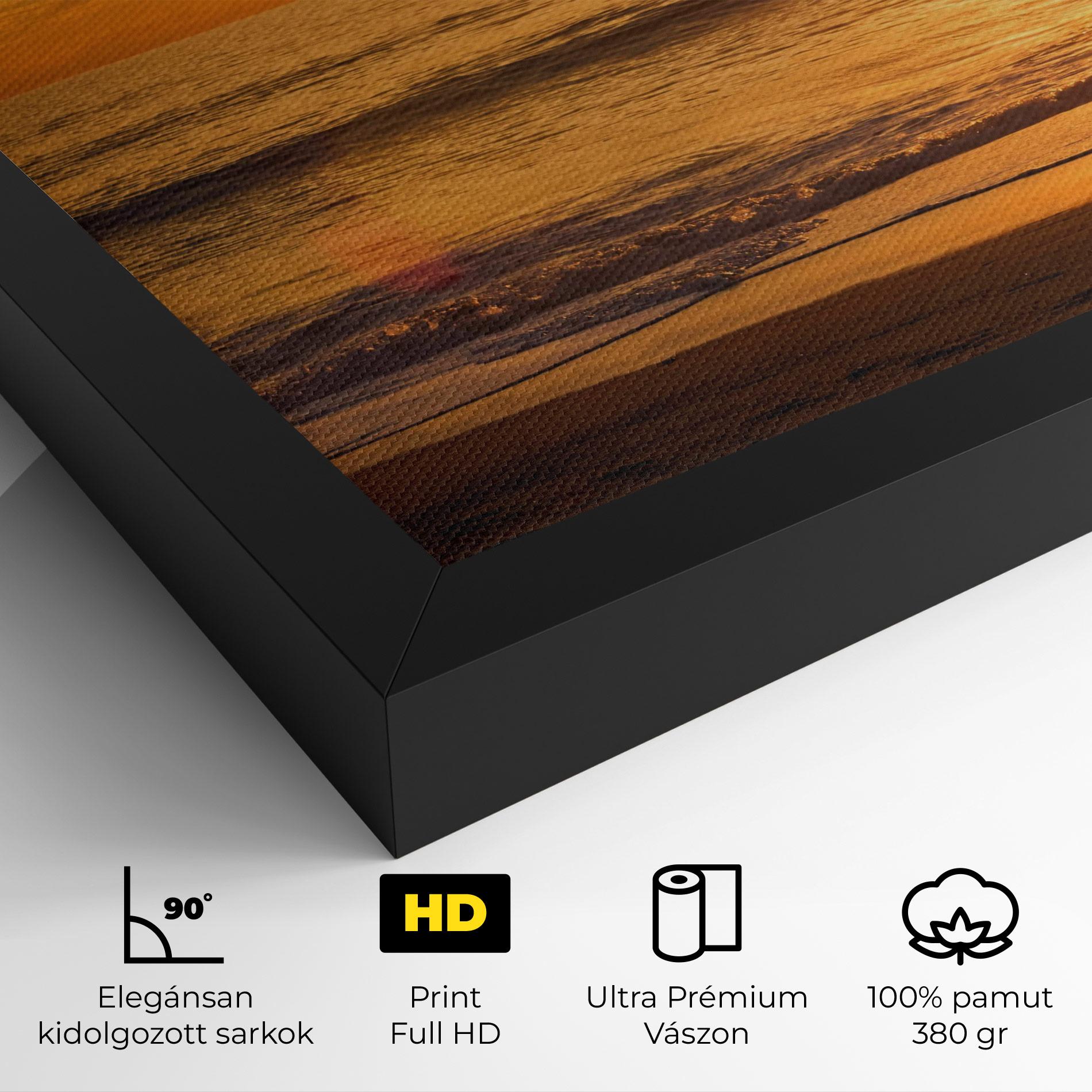 Vászonkép Sunset Ocean Coast mockup 4