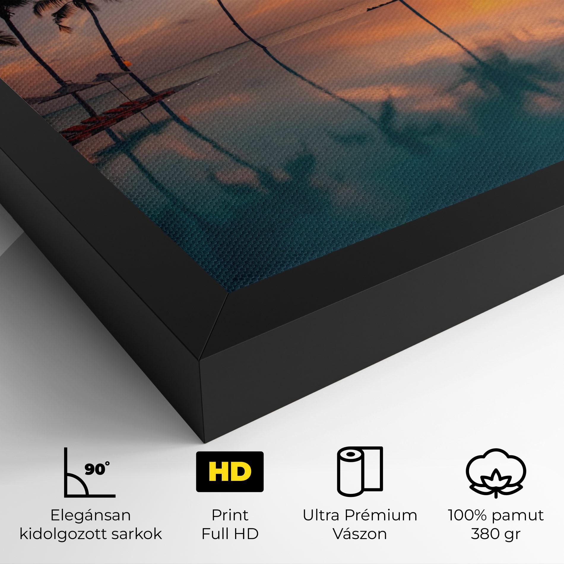 Vászonkép Tropical Beach mockup 4