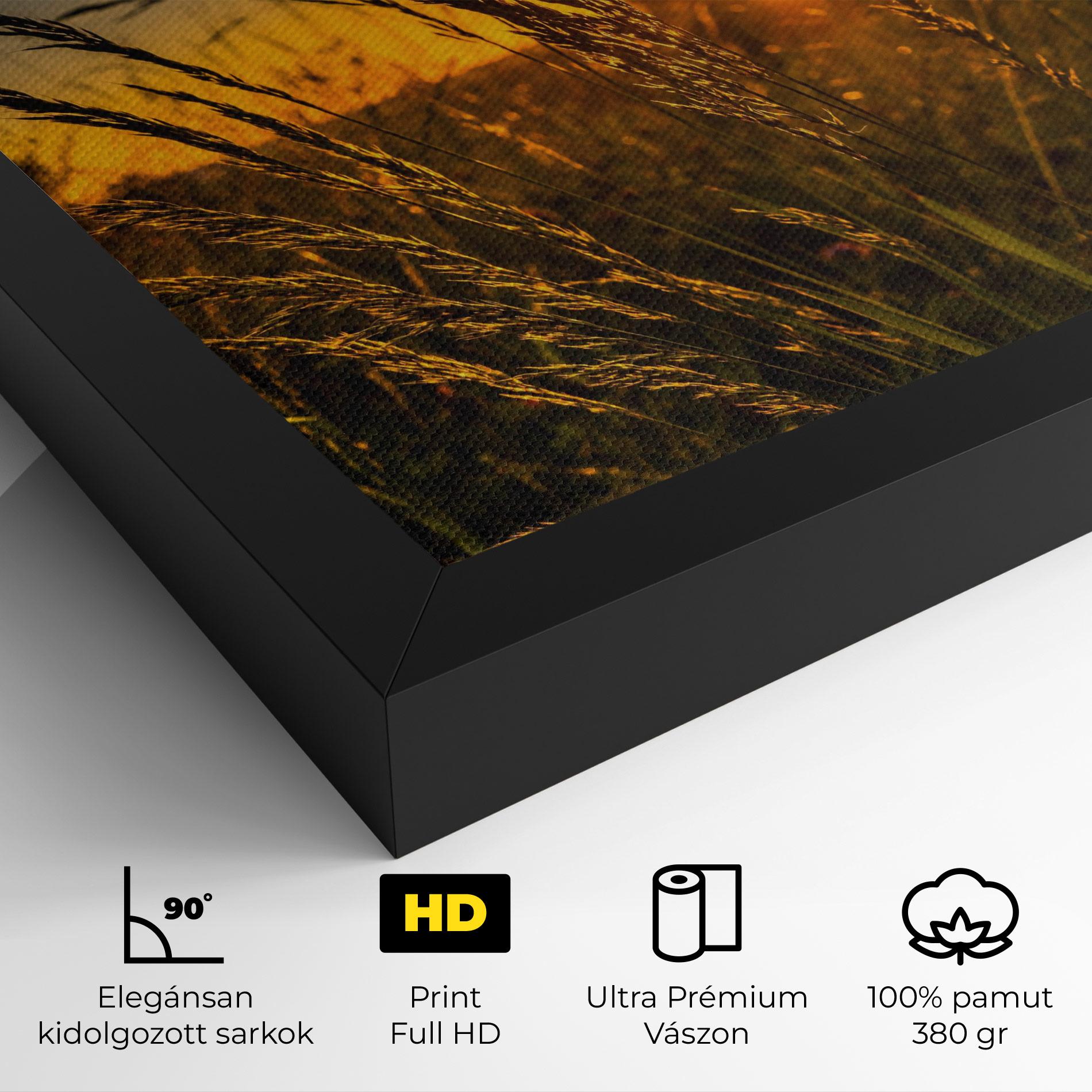 Vászonkép Wheat Sunset mockup 4