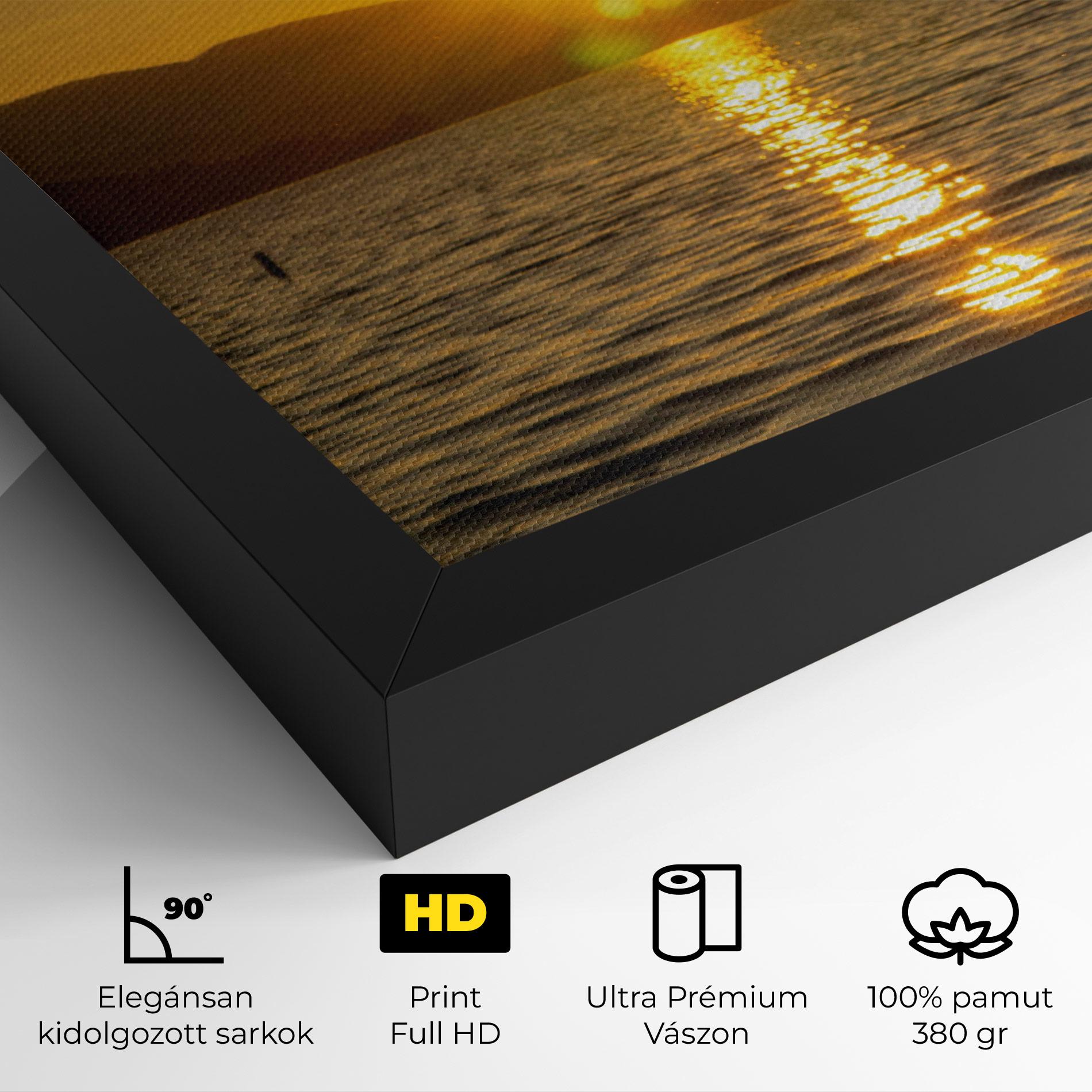 Vászonkép Yellow Sunrise mockup 4