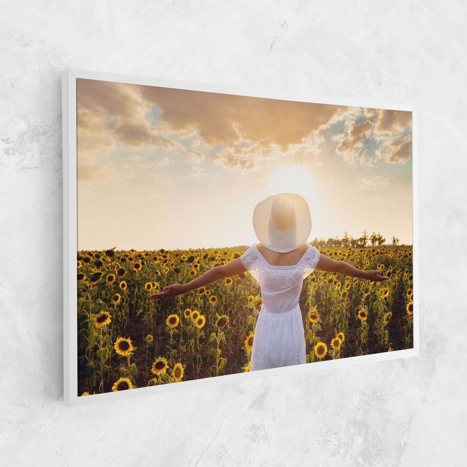 Vászonkép Girl In Nature mockup 1