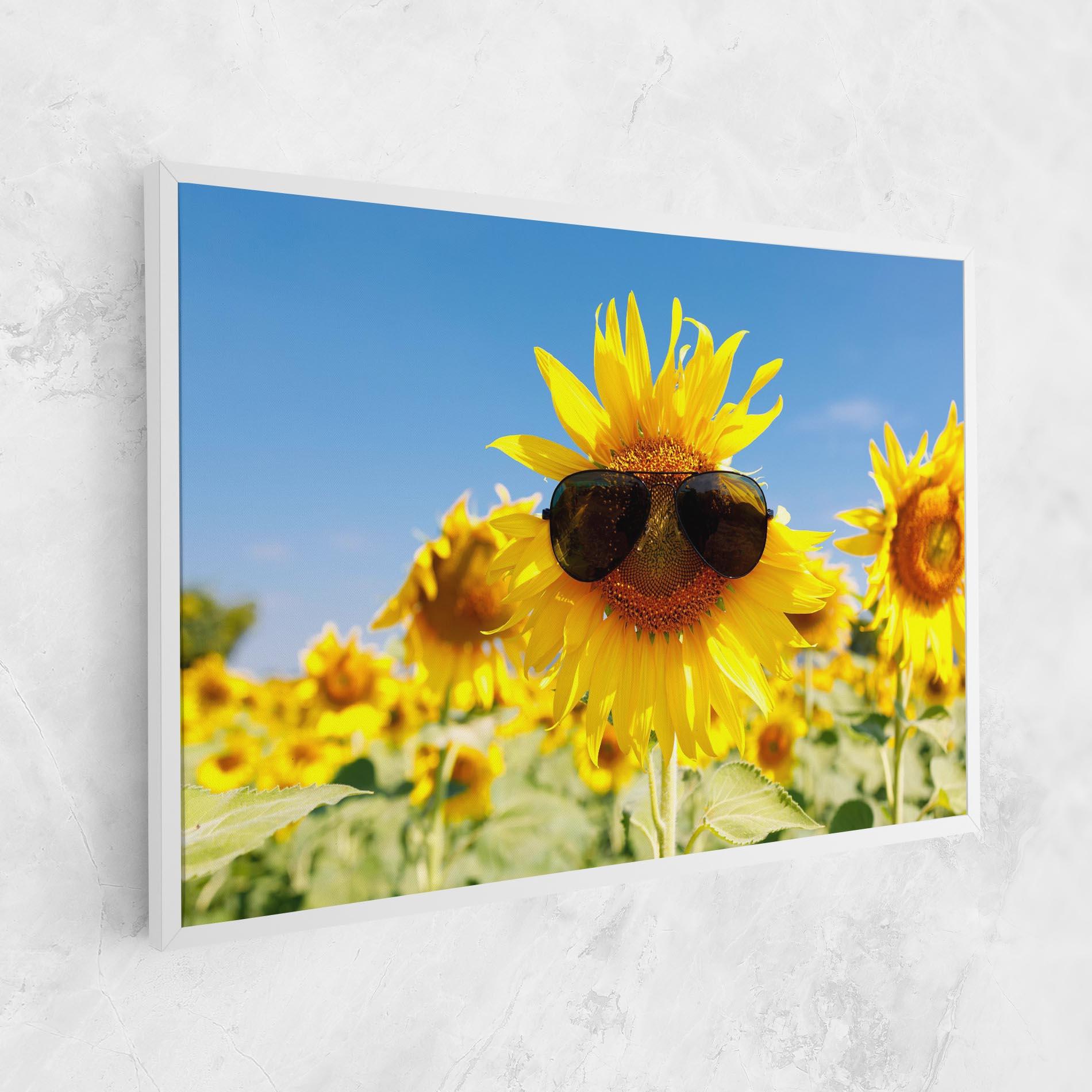 Vászonkép Sun Flower Glasses mockup 1