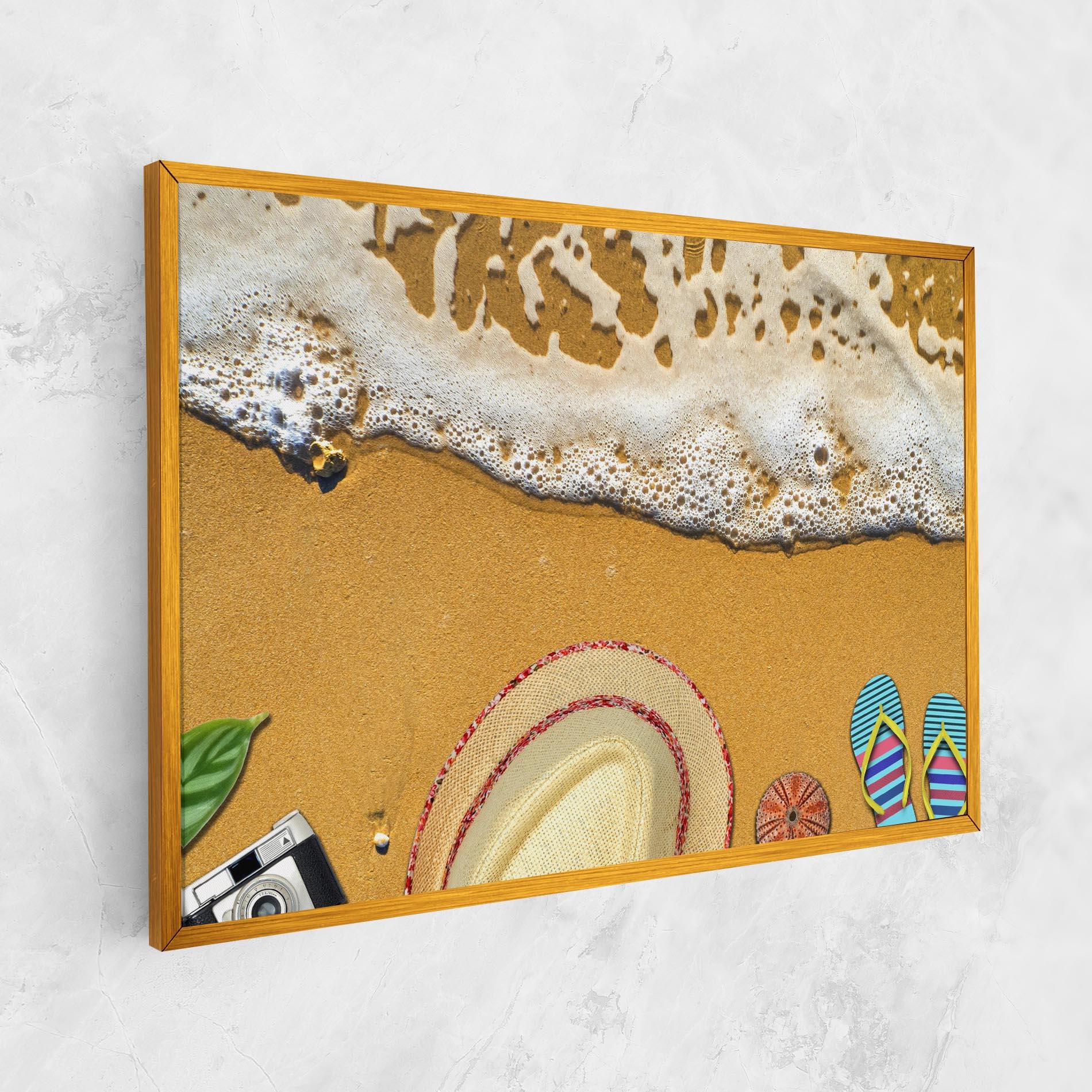 Vászonkép Beach Accessories mockup 1