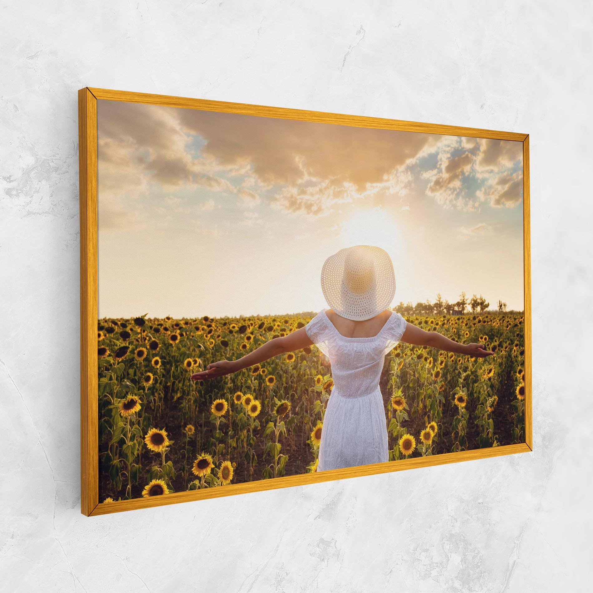 Vászonkép Girl In Nature mockup 1