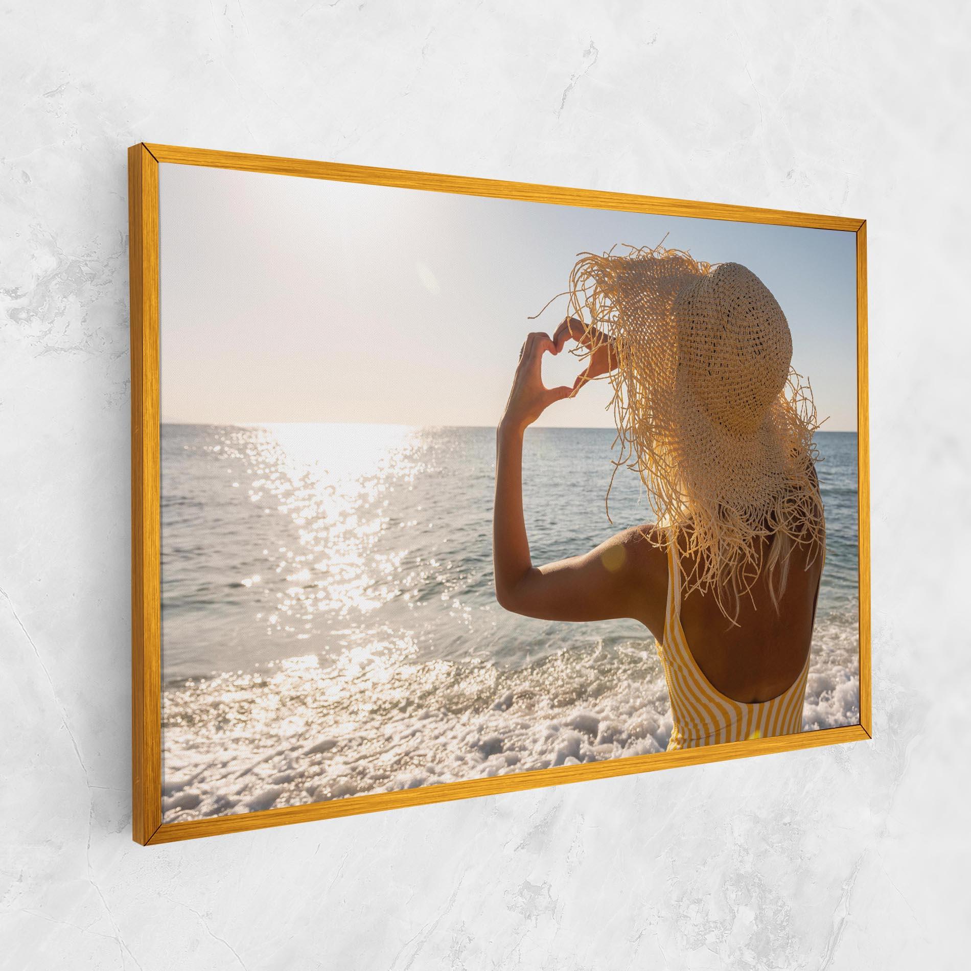 Vászonkép Heart Symbol mockup 1