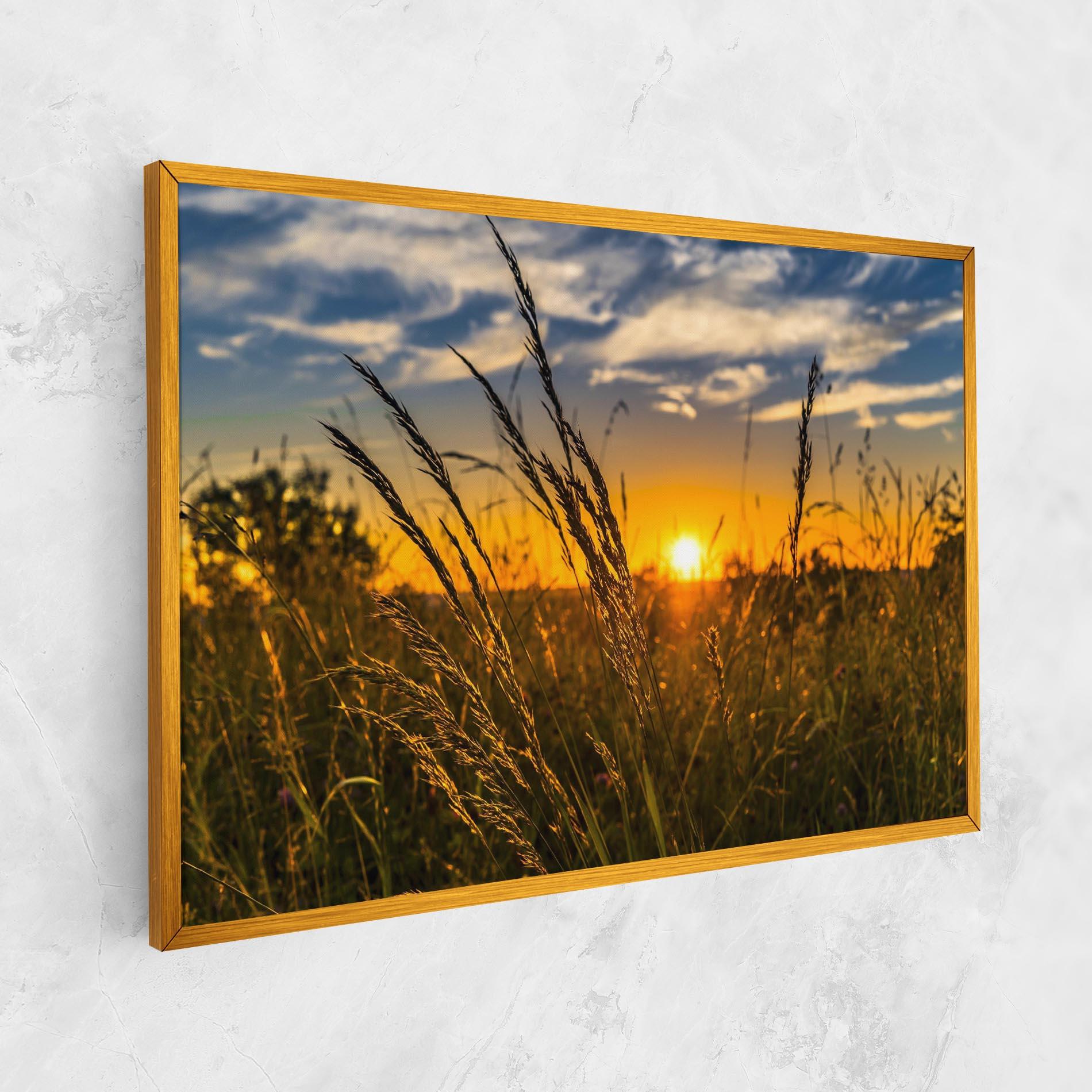 Vászonkép Wheat Sunset mockup 1