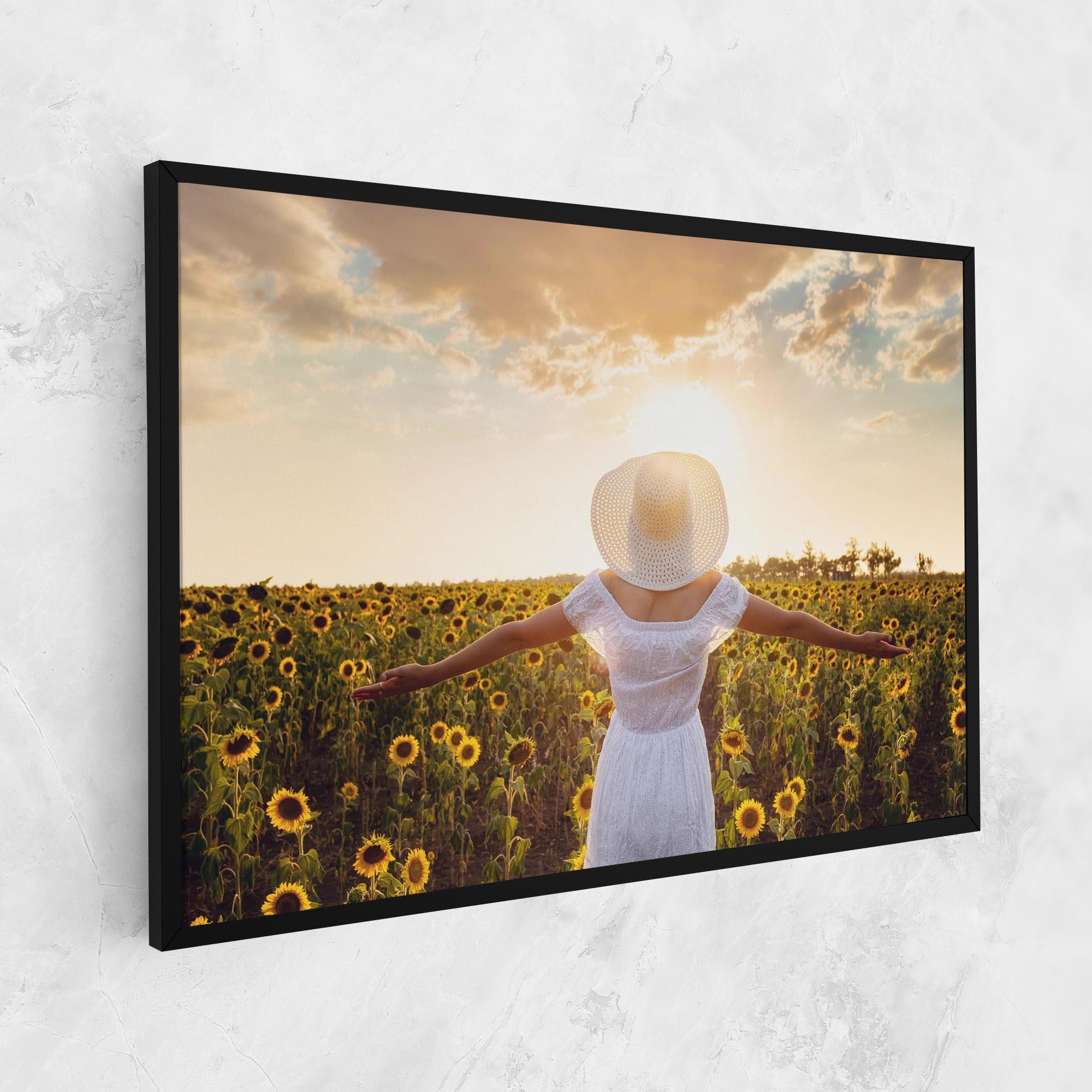 Vászonkép Girl In Nature mockup 1