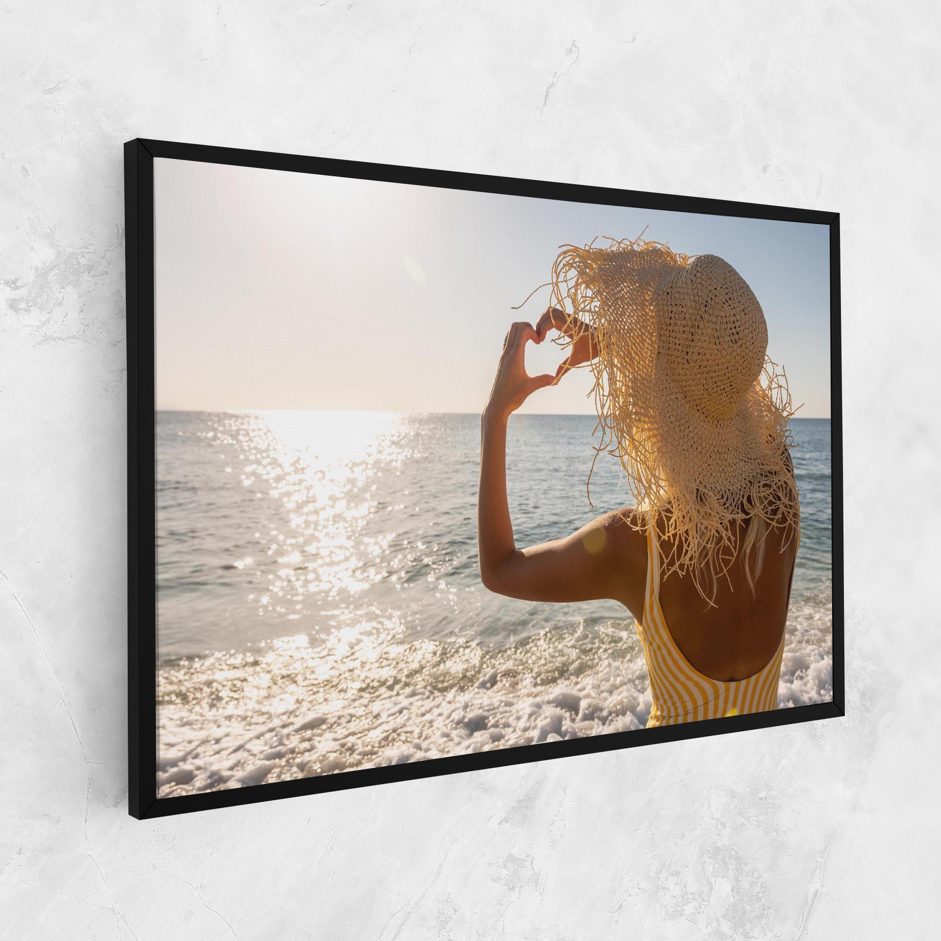 Vászonkép Heart Symbol mockup 1