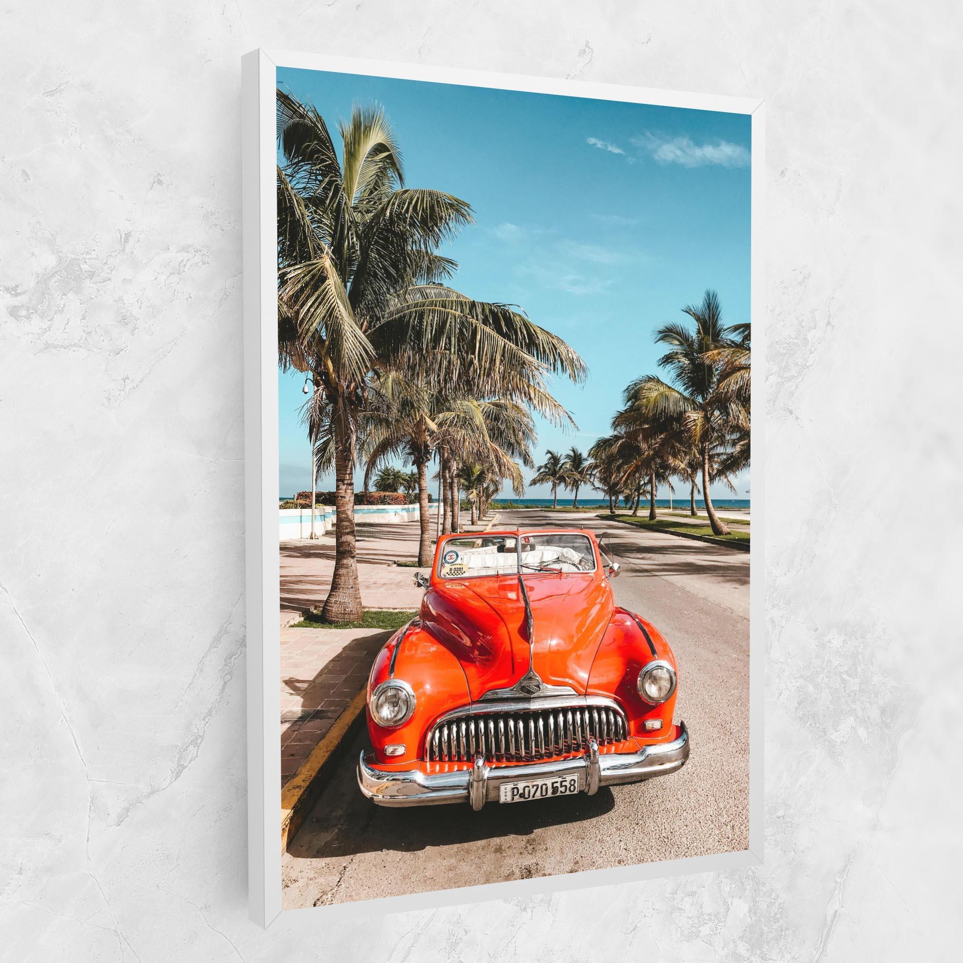 Vászonkép Red Summer Car mockup 1