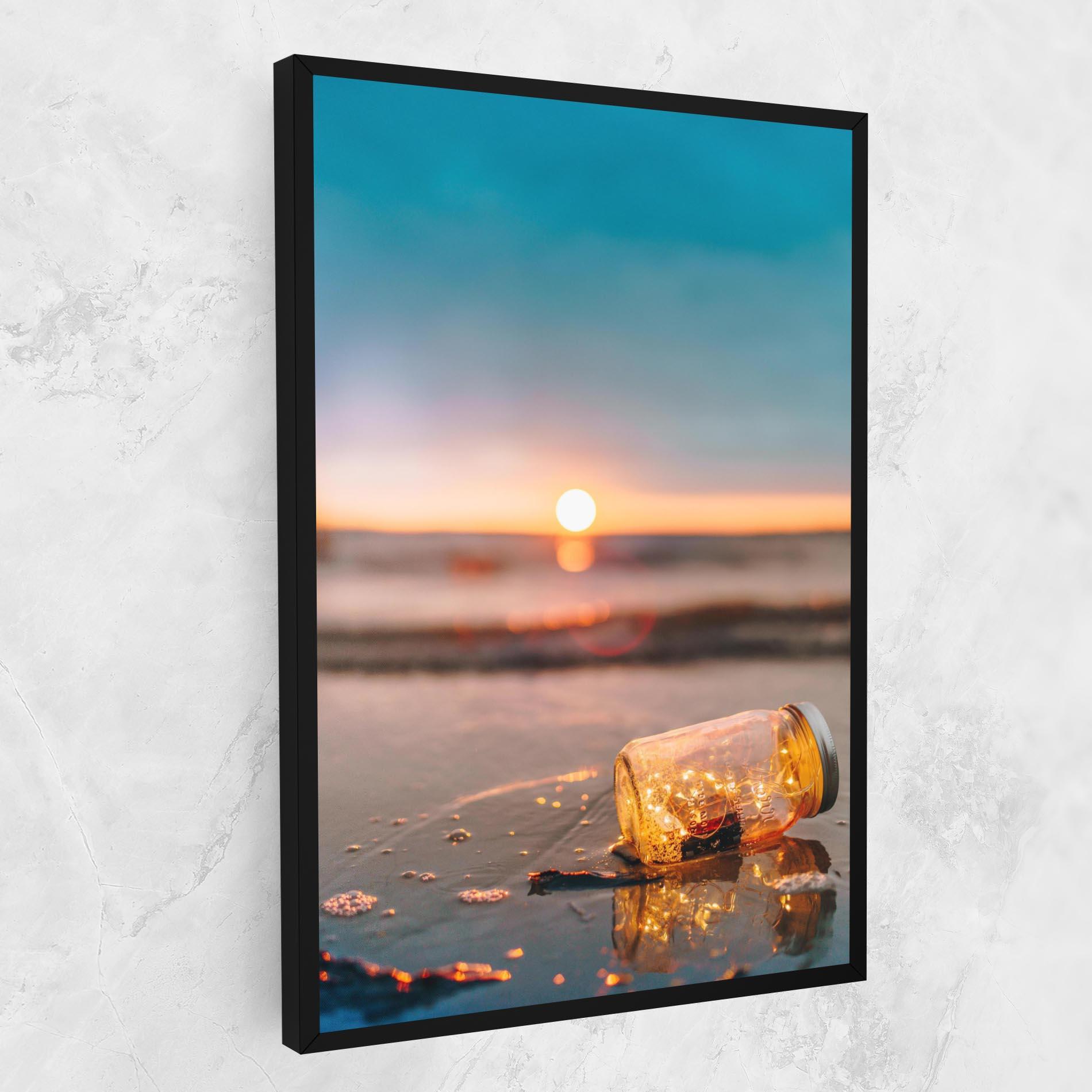 Vászonkép Jar With Lights mockup 1