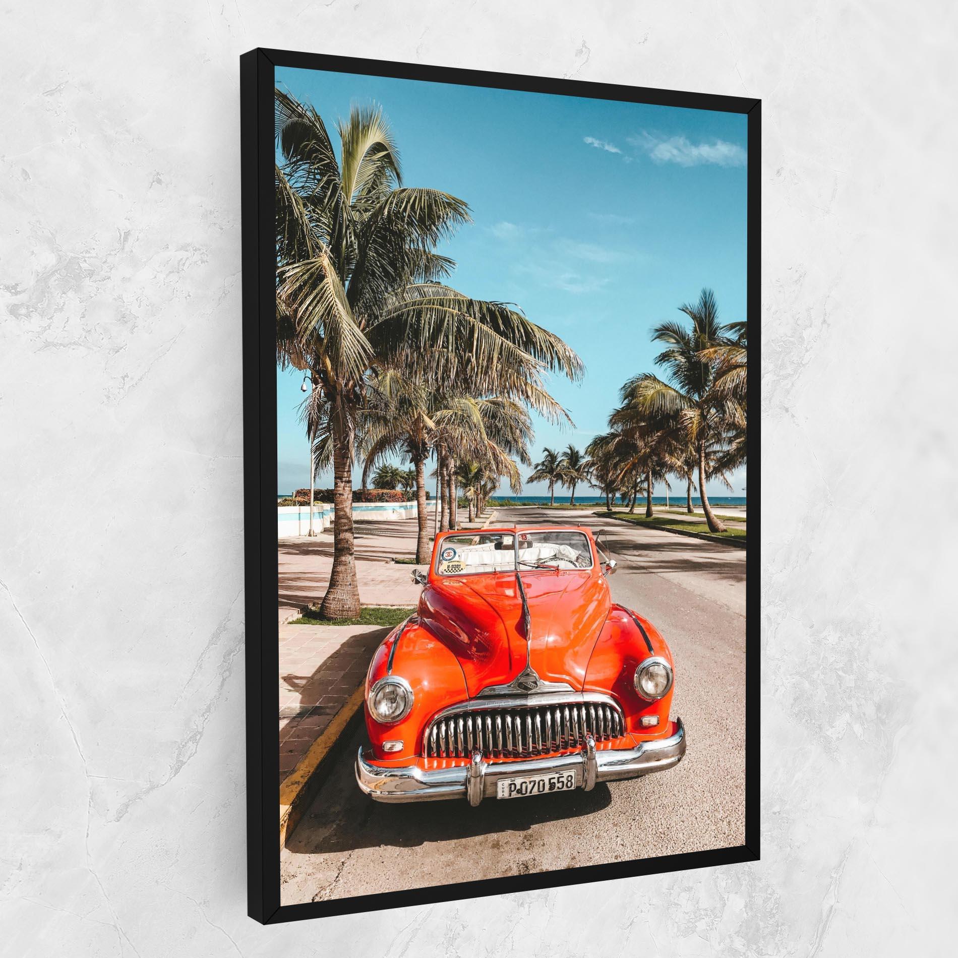 Vászonkép Red Summer Car mockup 1