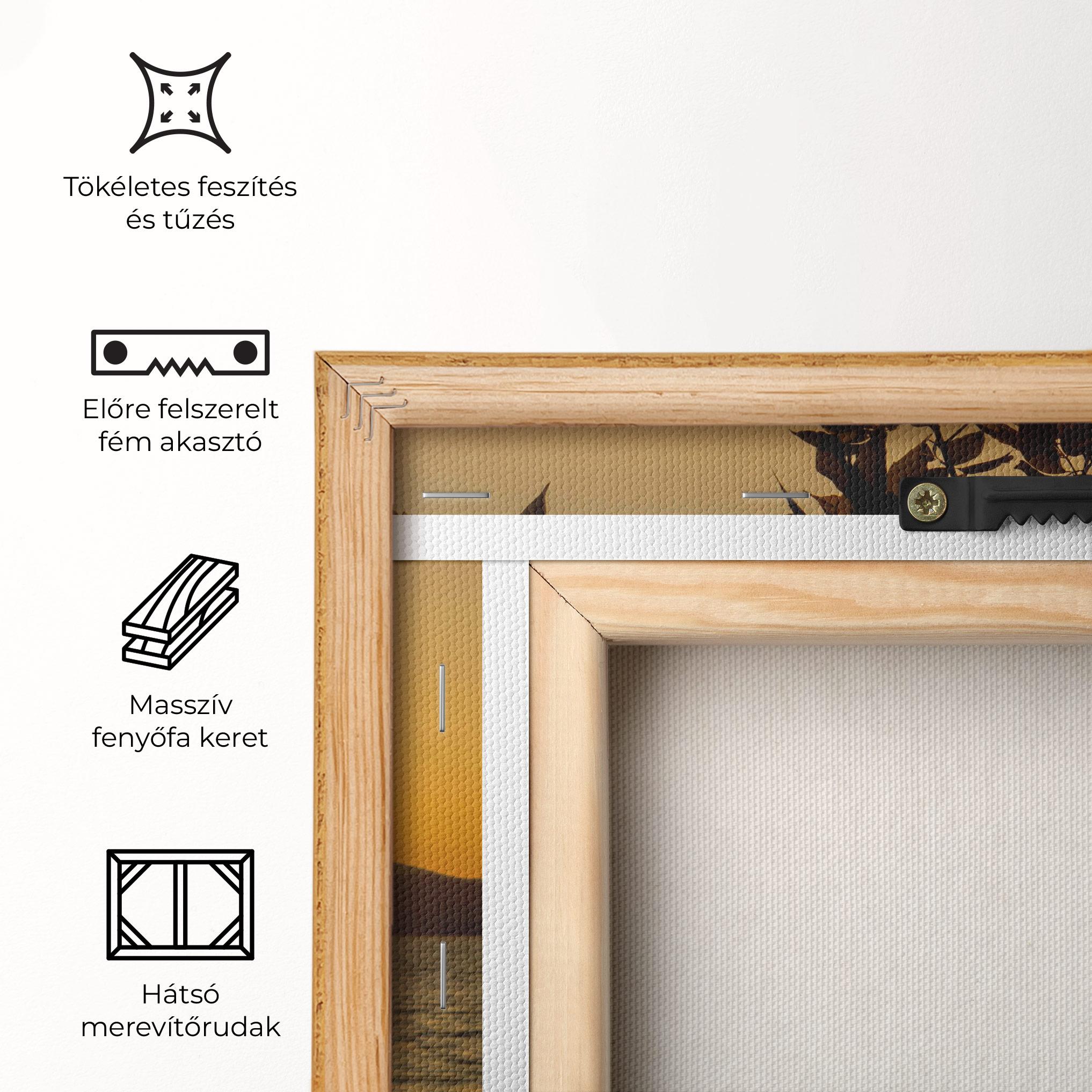 Vászonkép Yellow Sunrise mockup 5