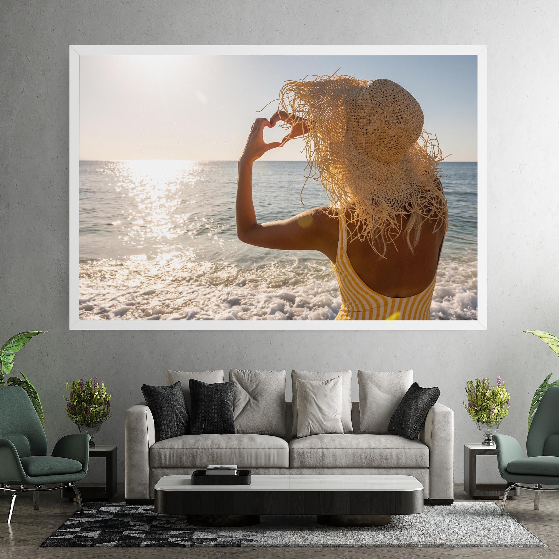 Vászonkép Heart Symbol mockup 7