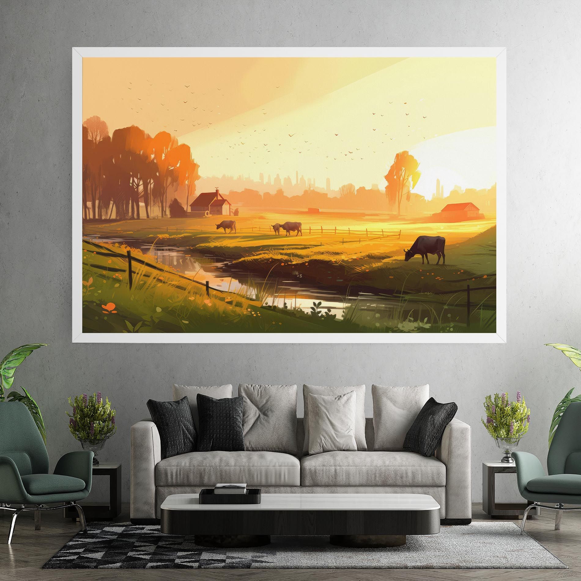Sunlight Cows mockup 7