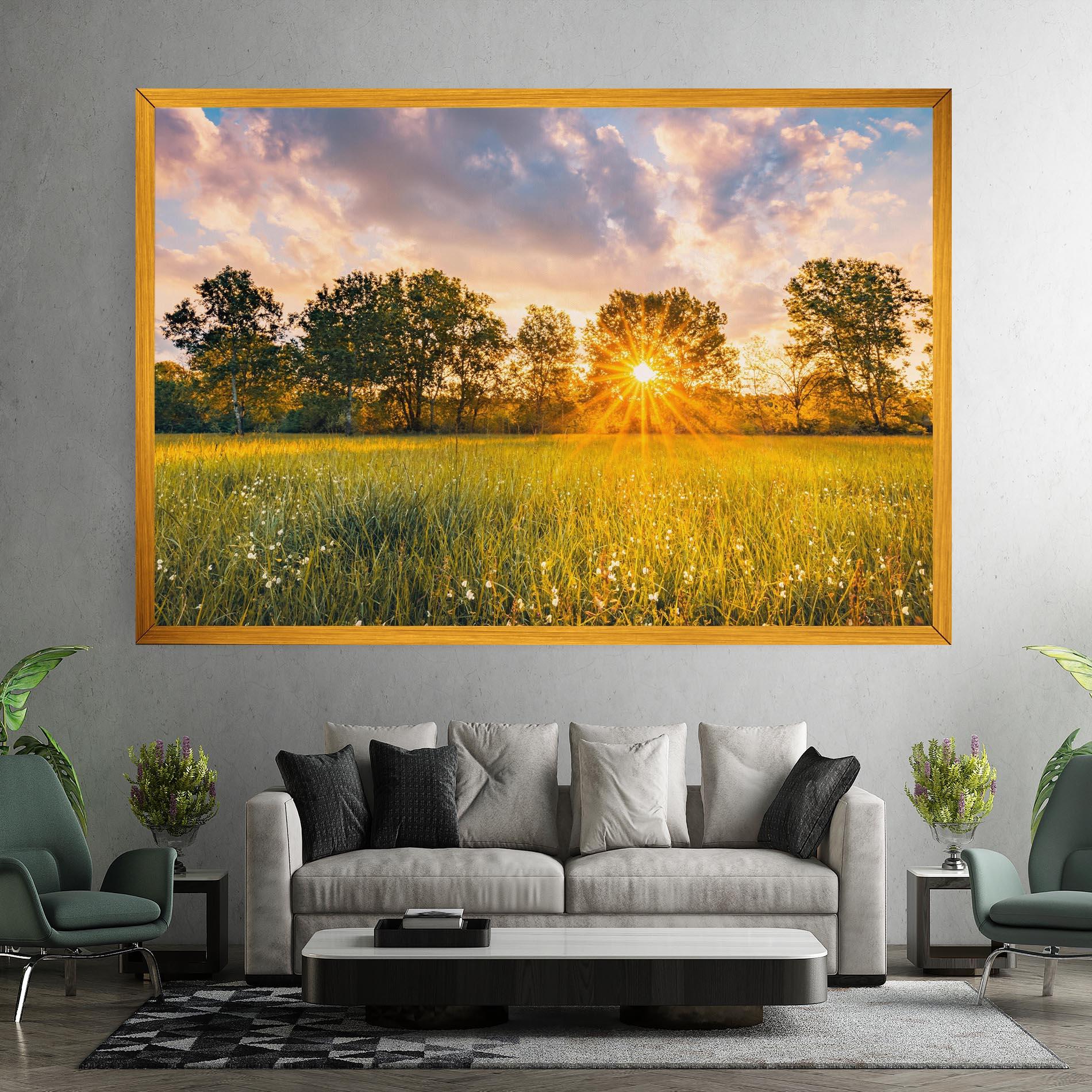 Vászonkép Blossoming Meadow mockup 7