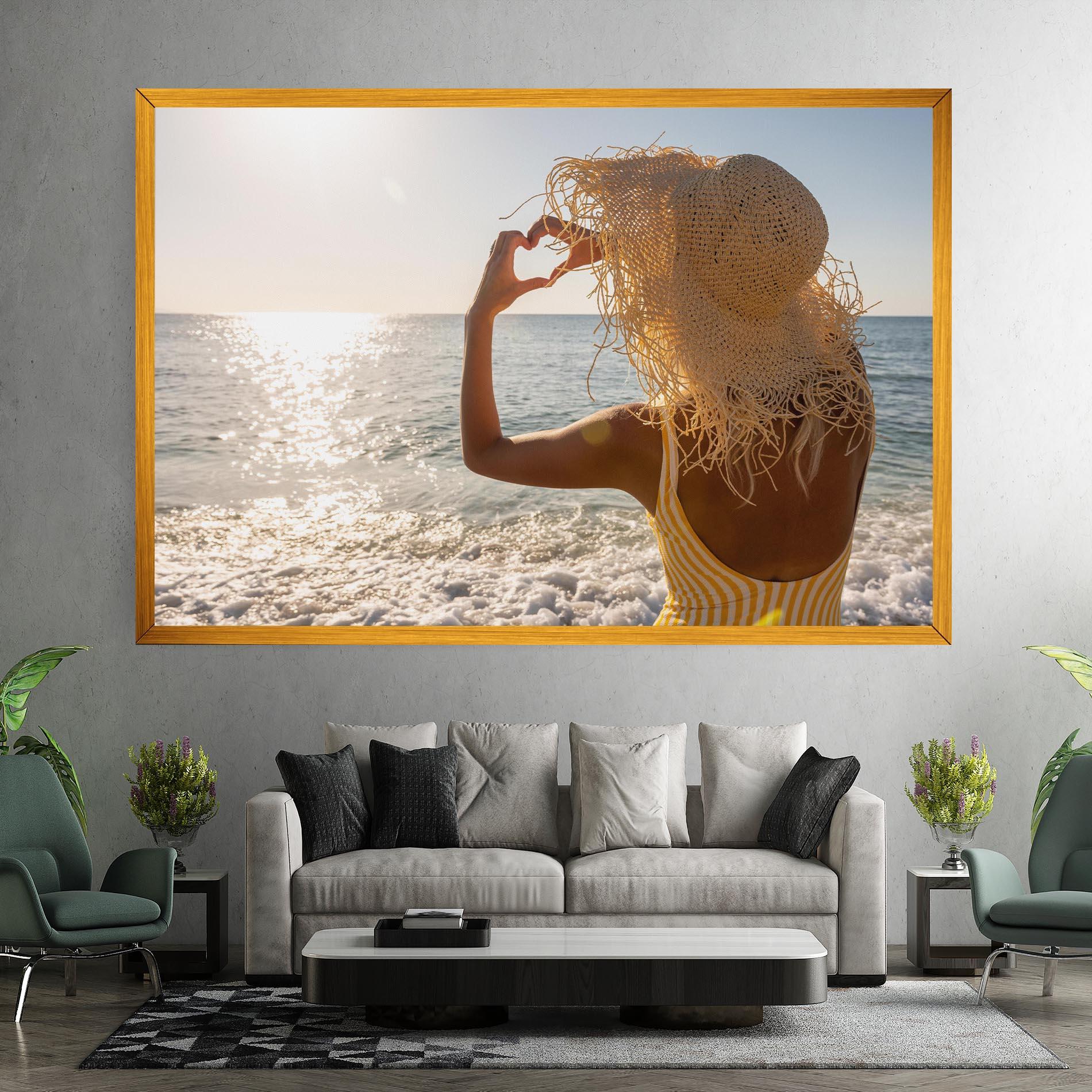 Vászonkép Heart Symbol mockup 7