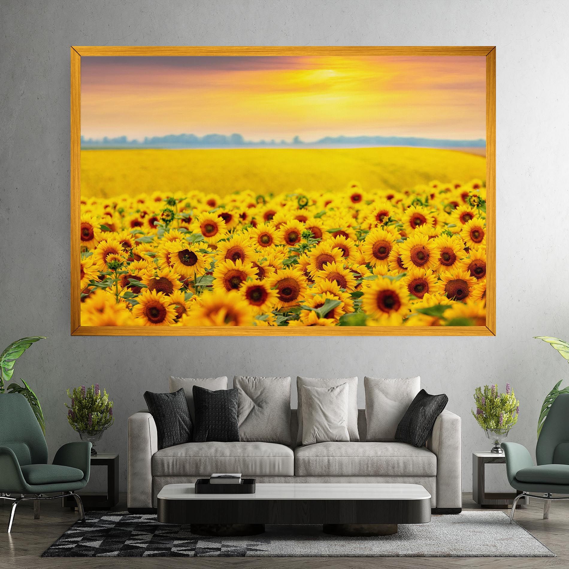 Yellow Sunflowers mockup 7
