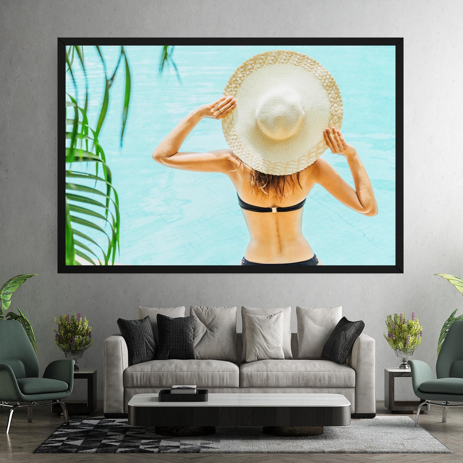 Enjoying Swimming Pool mockup 7