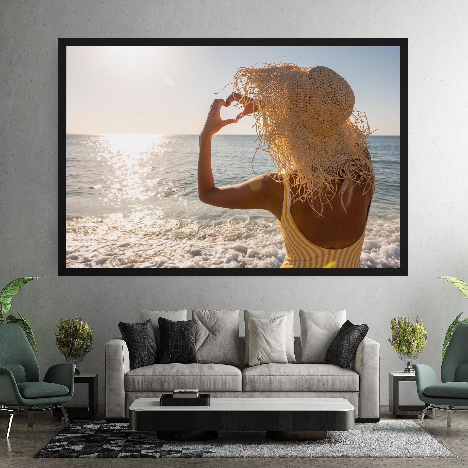 Vászonkép Heart Symbol mockup 7