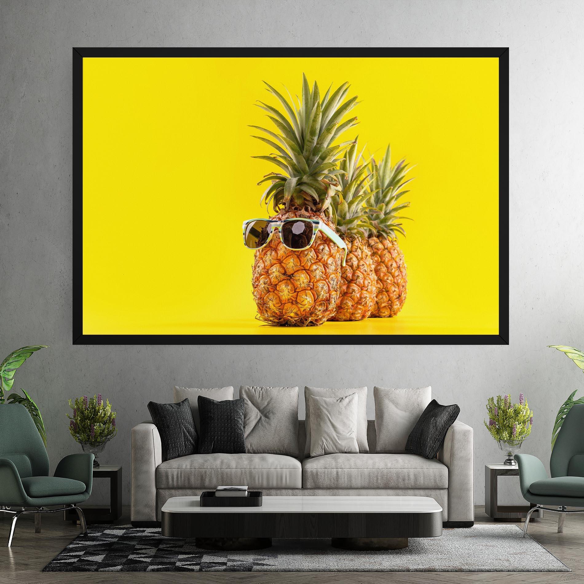 Vászonkép Pineapple Looking Up mockup 7