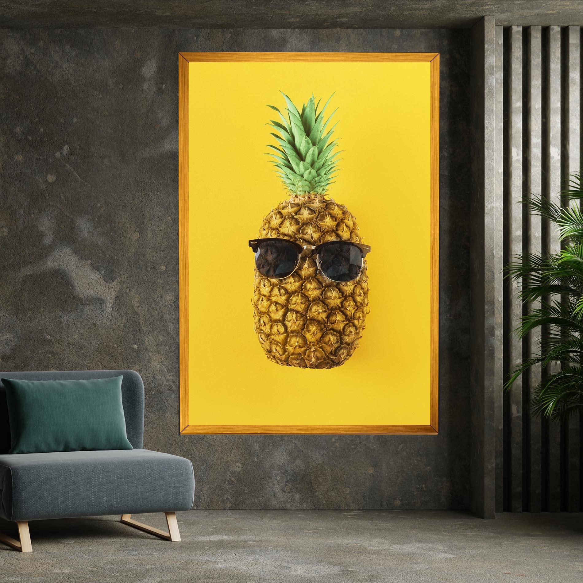 Vászonkép Fresh Pineapple mockup 7